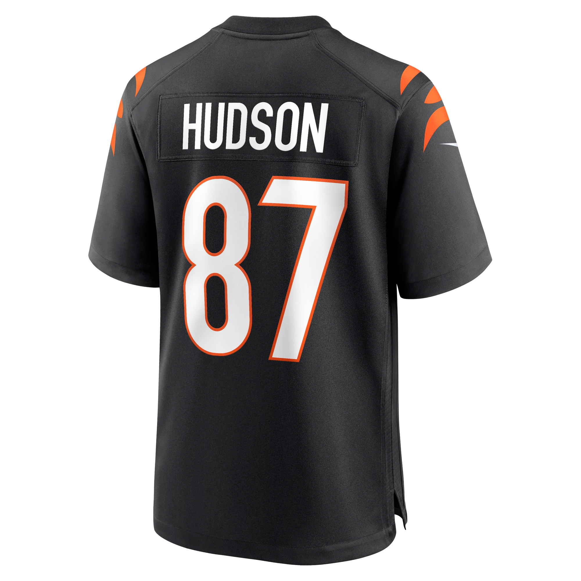 Tanner Hudson Cincinnati Bengals Nike Home Game Player Jersey – Black Clowdercats