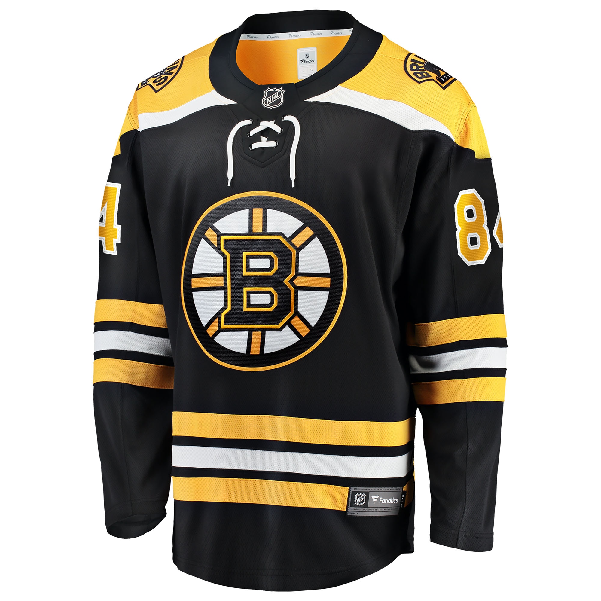 Tanner Jeannot Boston Bruins Fanatics Home Breakaway Jersey – Black Clowdercats