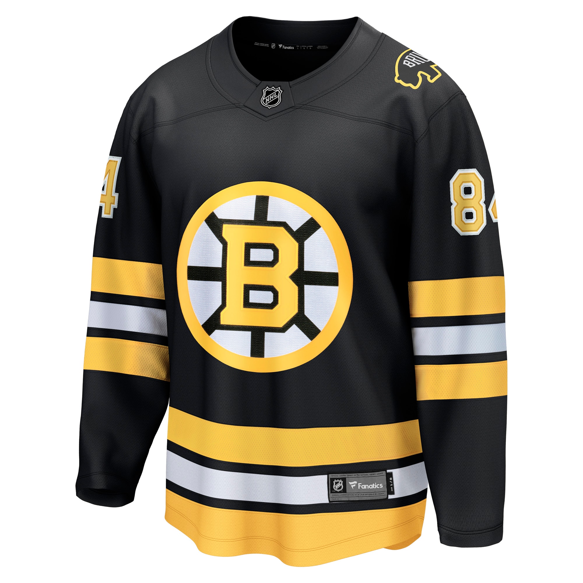 Tanner Jeannot Boston Bruins Fanatics Home Breakaway Player Jersey – Black Clowdercats