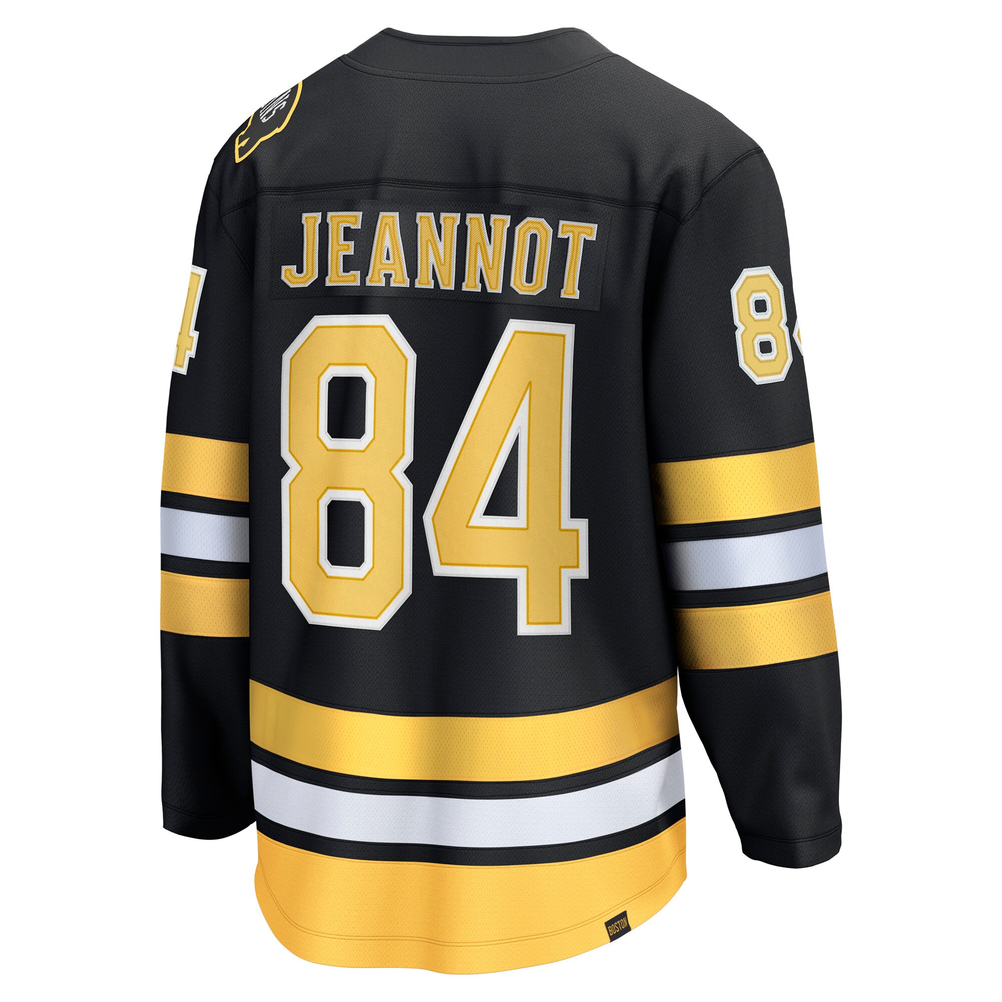 Tanner Jeannot Boston Bruins Fanatics Home Breakaway Player Jersey – Black Clowdercats