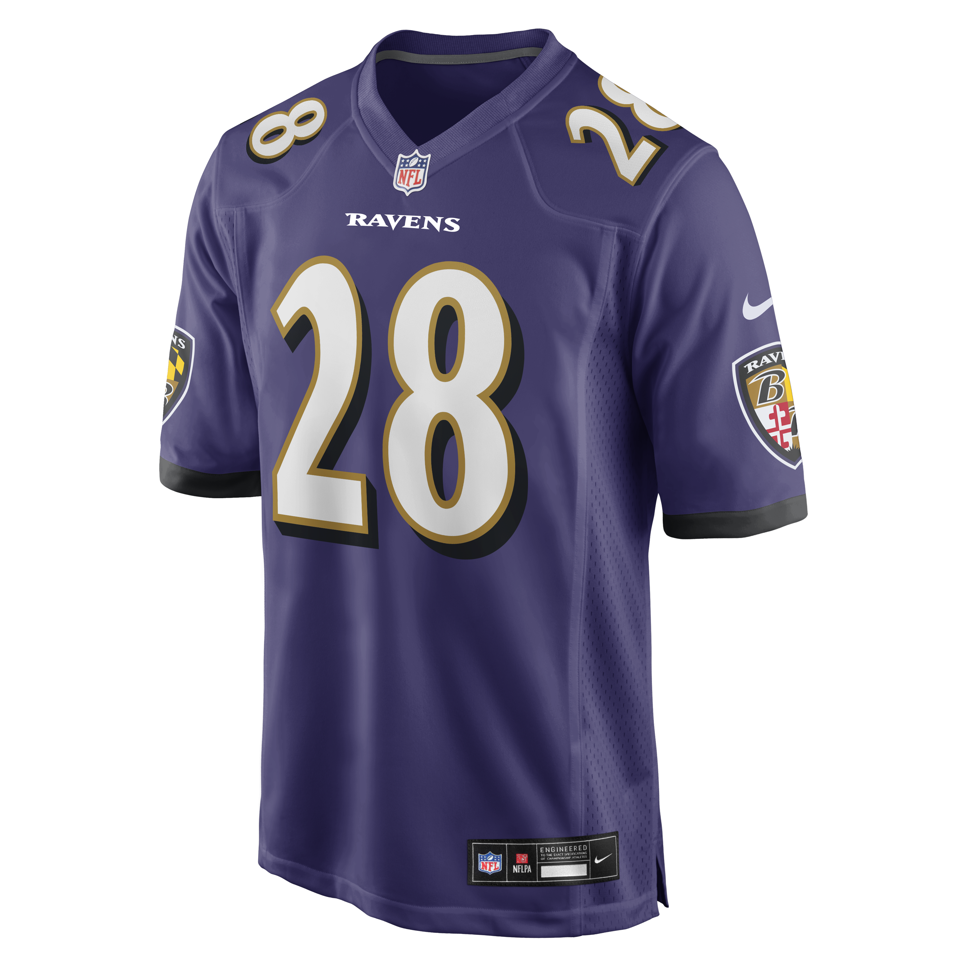 Taven Bryan Baltimore Ravens Nike Team Game Jersey – Purple Clowdercats