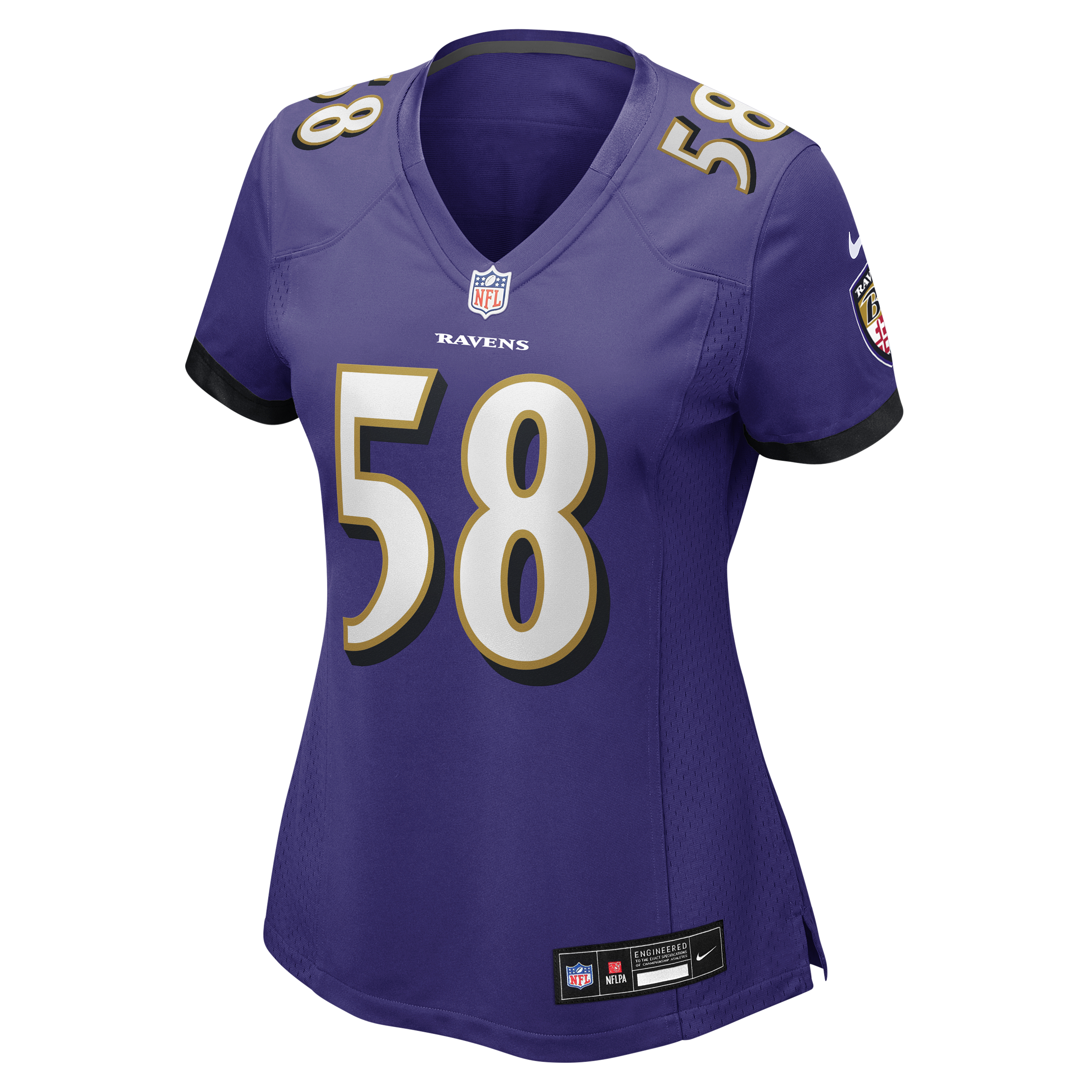 Taven Bryan Baltimore Ravens Nike Women’s Team Game Jersey – Purple Clowdercats