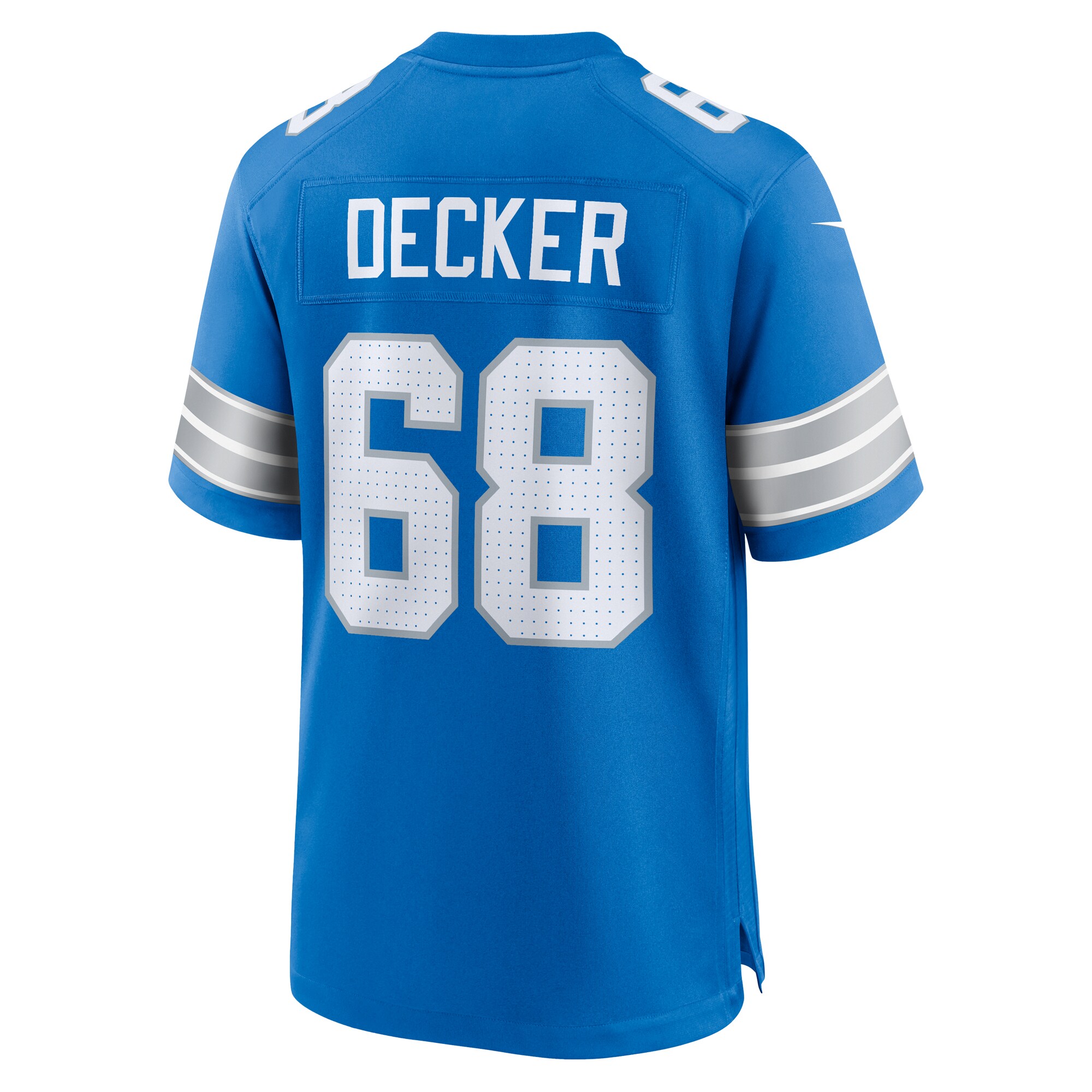 Taylor Decker Detroit Lions Nike Team Game Jersey – Blue Clowdercats