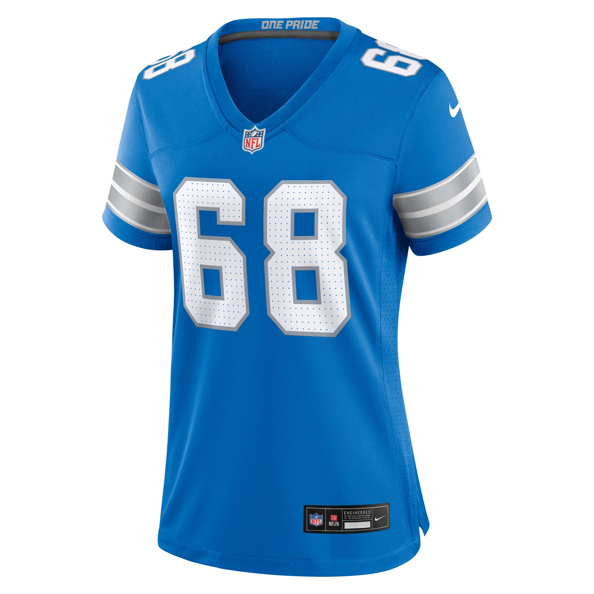 Taylor Decker Detroit Lions Nike Women’s Team Game Jersey – Blue Clowdercats
