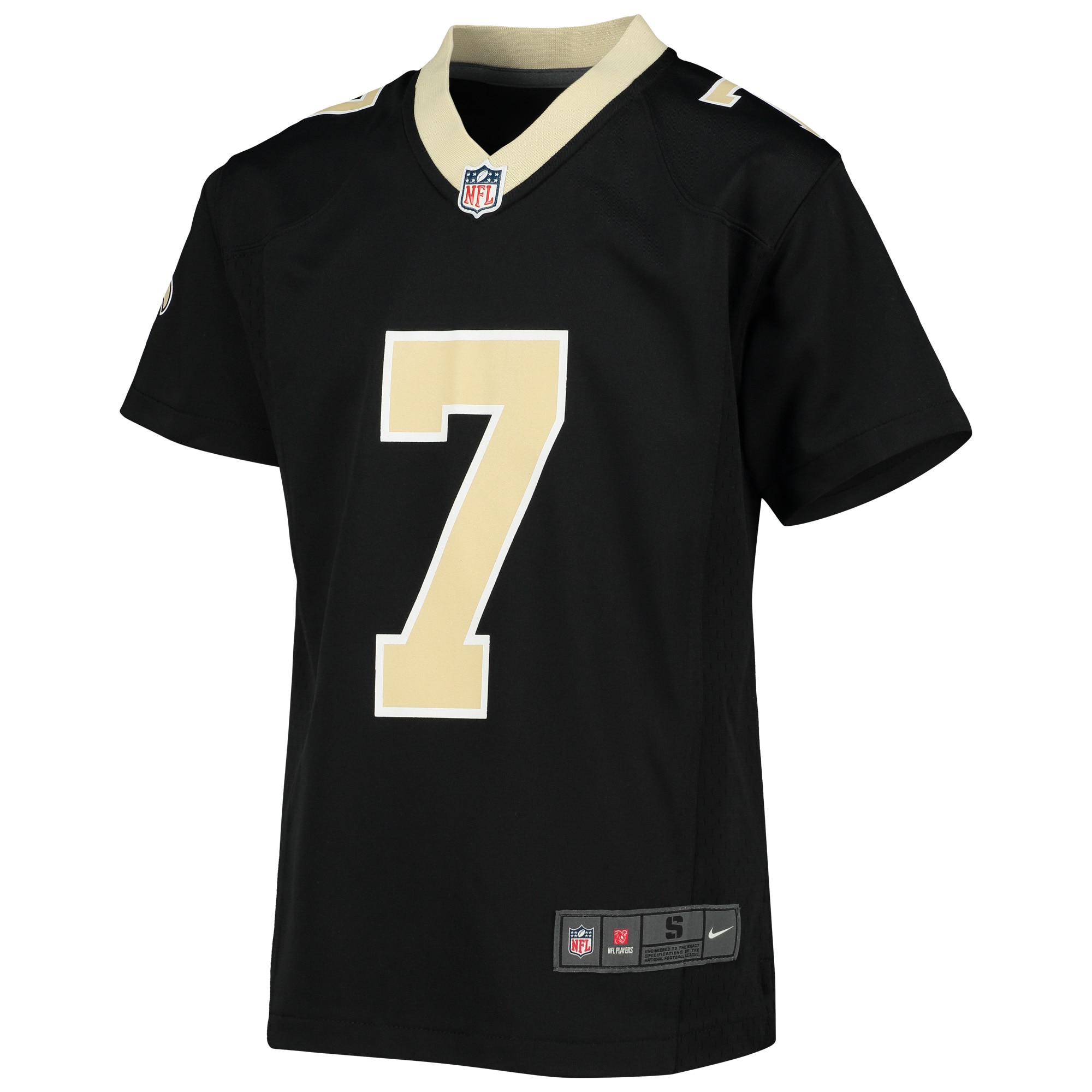 Taysom Hill New Orleans Saints Nike Youth Game Jersey – Black Clowdercats