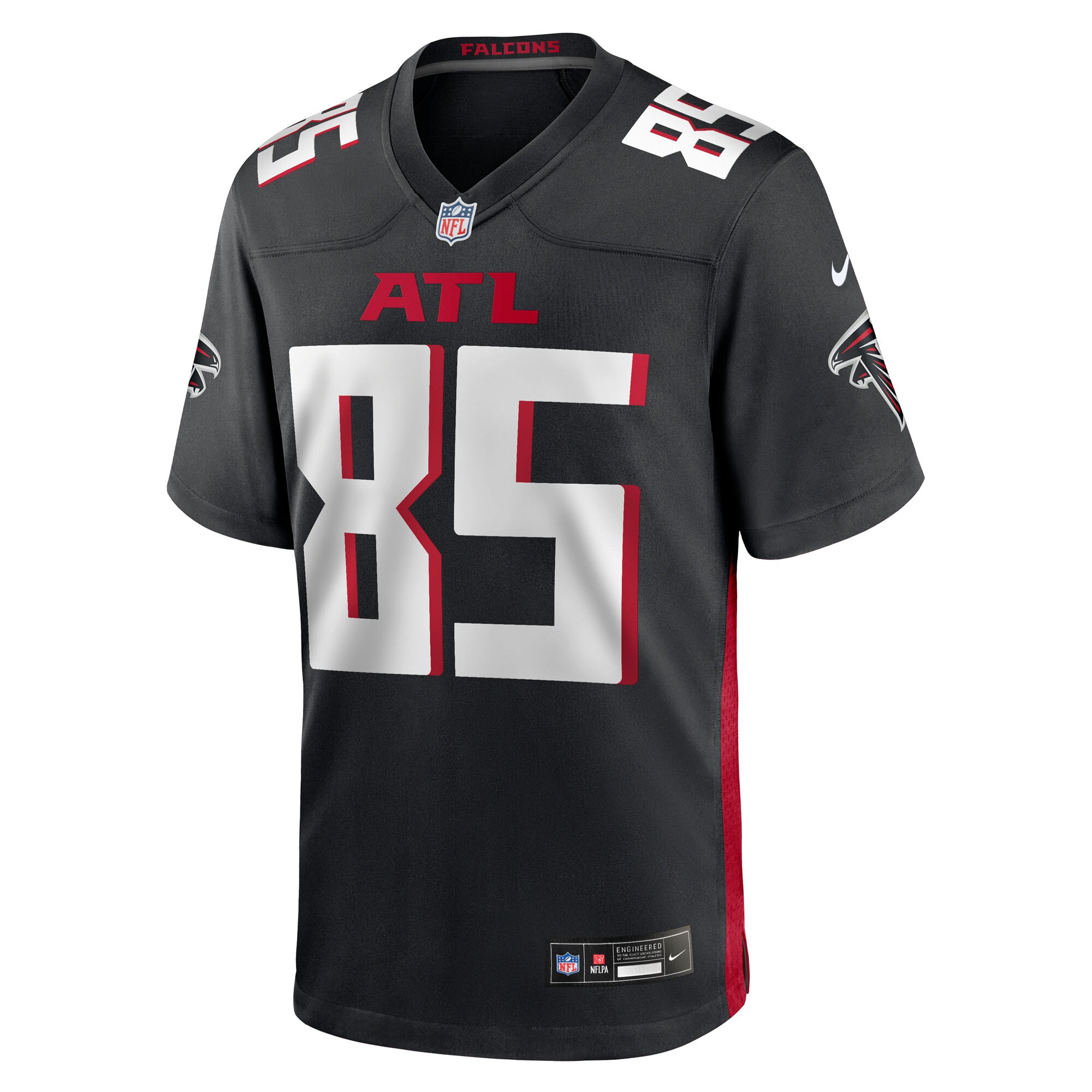 Teagan Quitoriano Atlanta Falcons Nike Team Game Jersey – Black Clowdercats