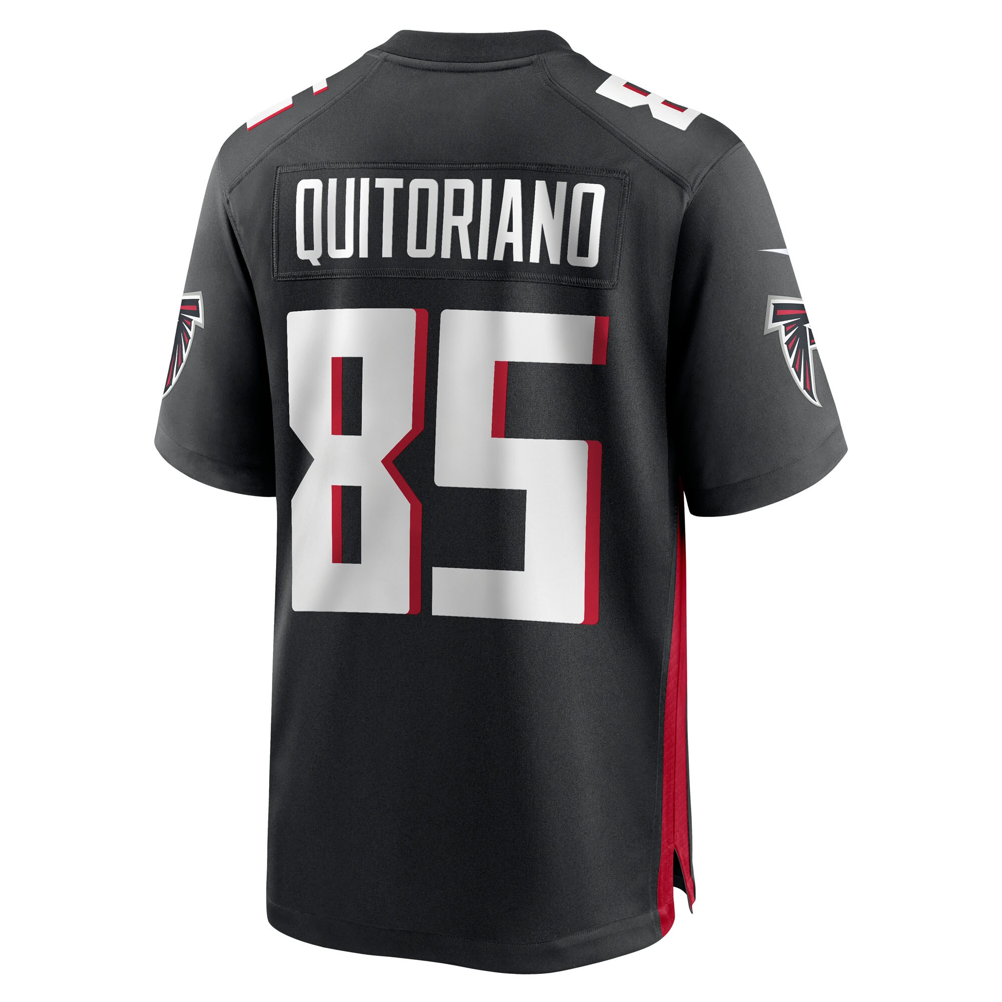 Teagan Quitoriano Atlanta Falcons Nike Team Game Jersey – Black Clowdercats