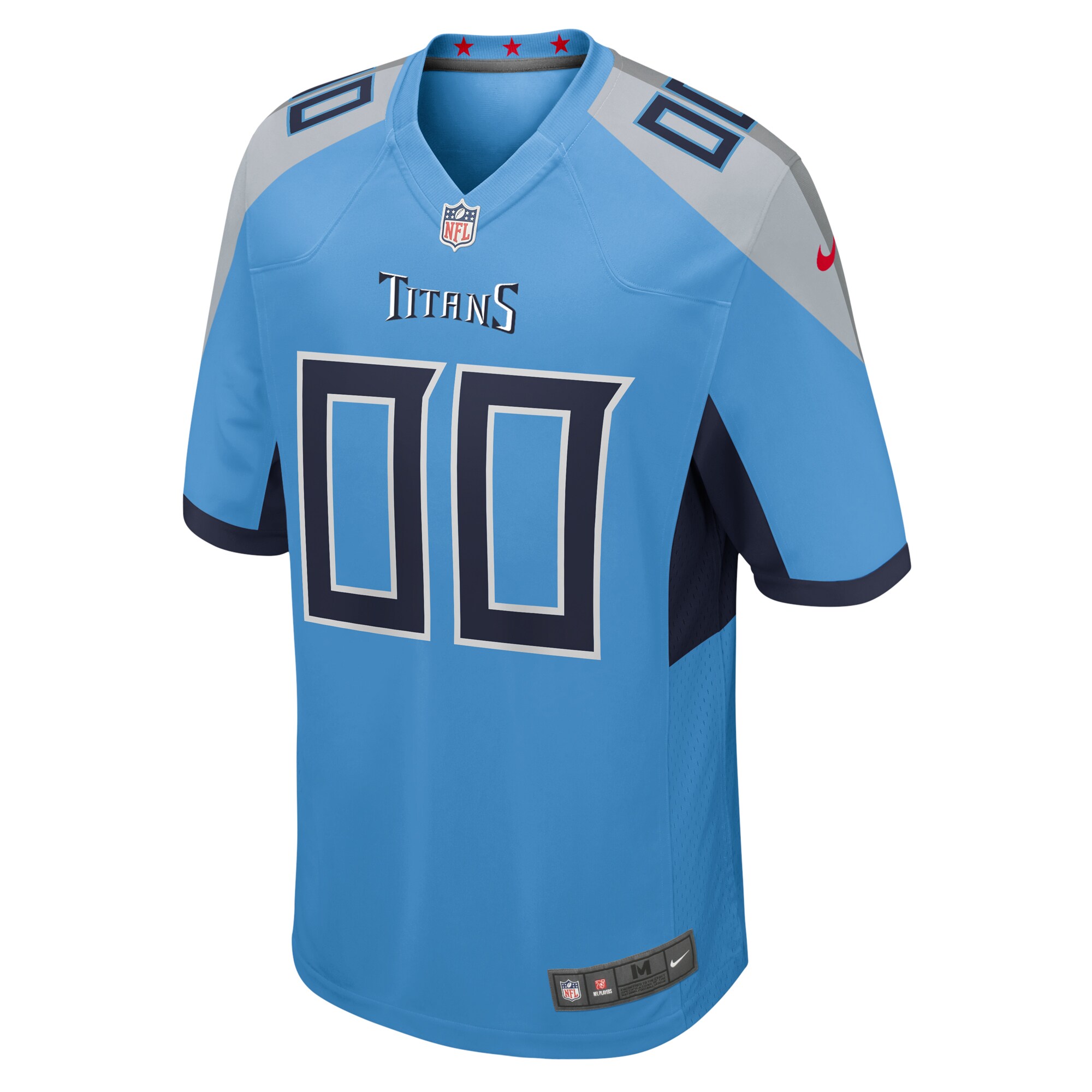 Tennessee Titans Nike Alternate Custom Game Jersey – Light Blue Clowdercats