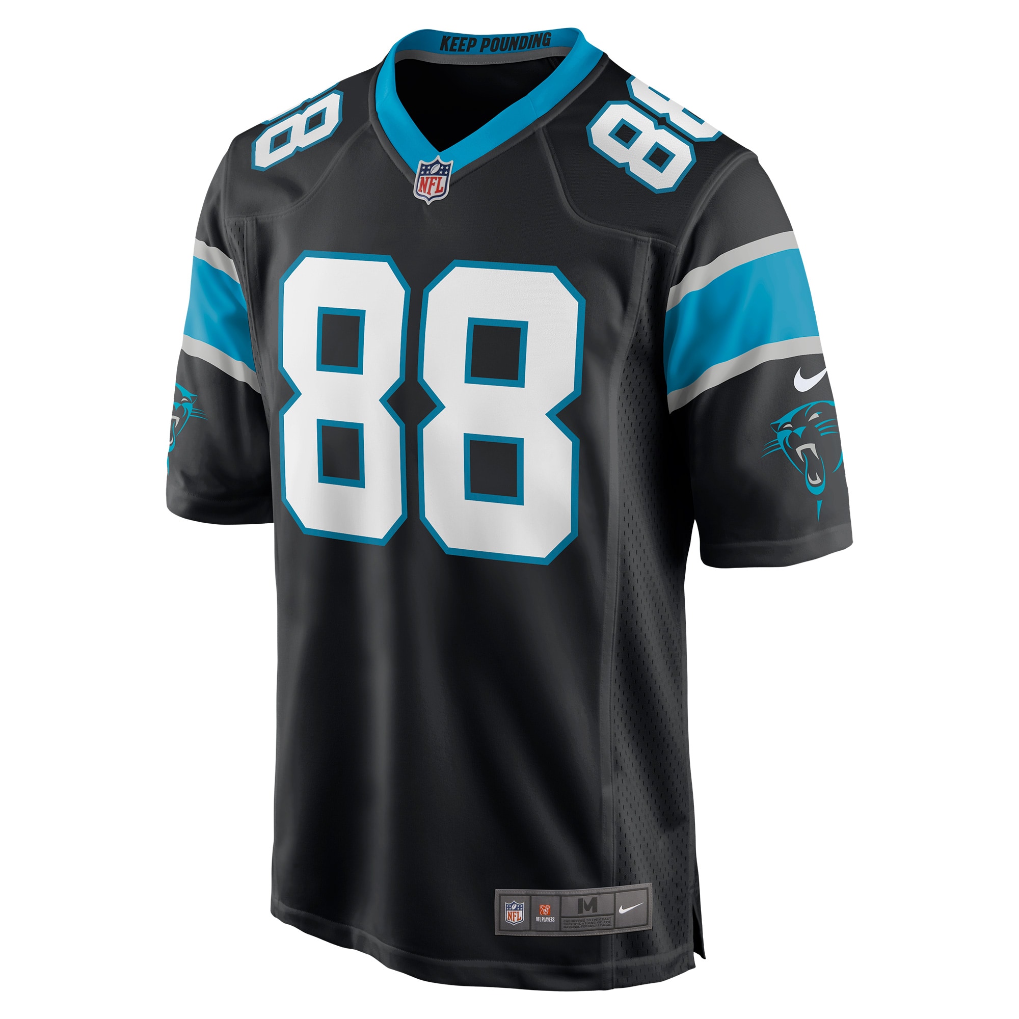 Terrace Marshall Jr. Carolina Panthers Nike Player Game Jersey – Black Clowdercats