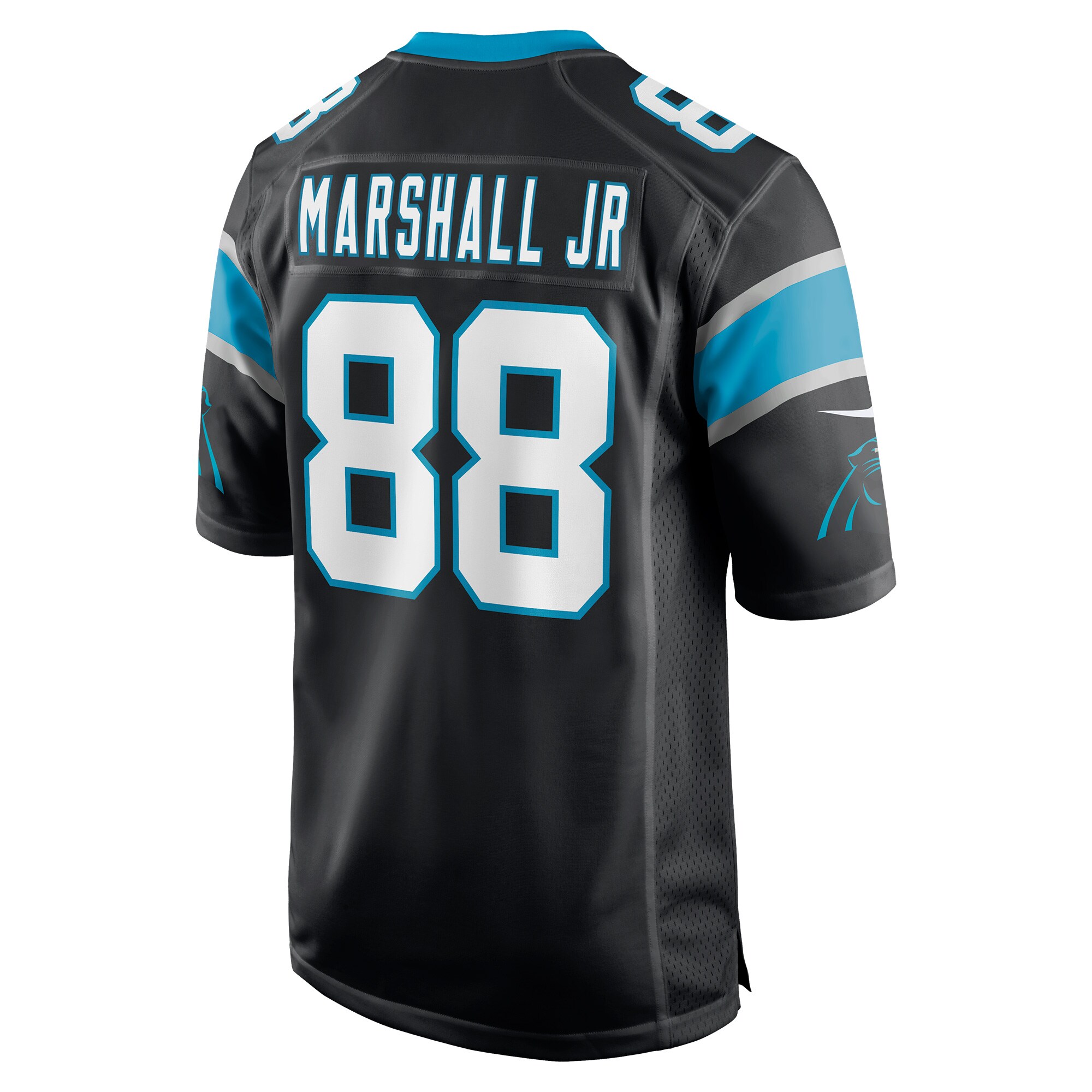 Terrace Marshall Jr. Carolina Panthers Nike Player Game Jersey – Black Clowdercats