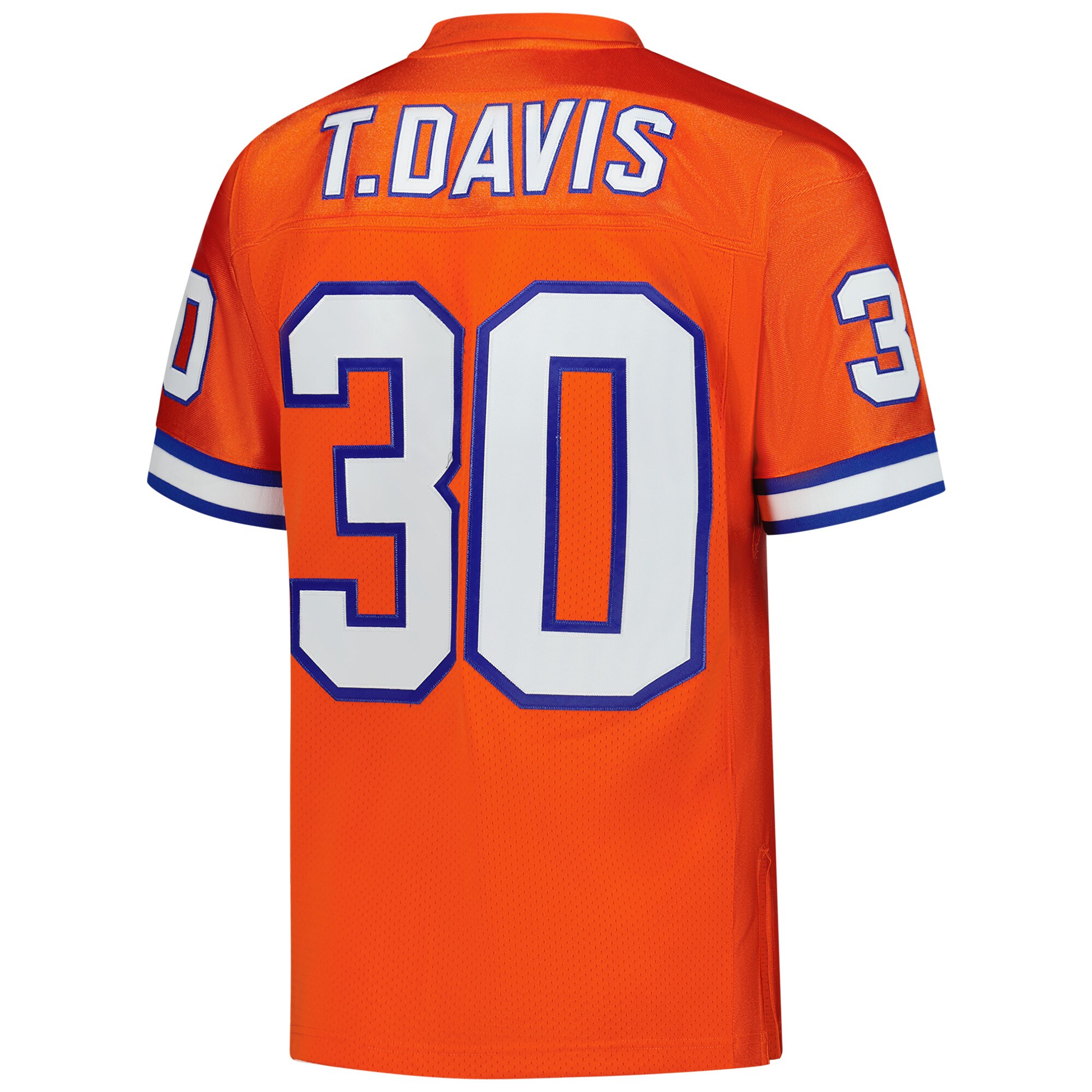 Terrell Davis Denver Broncos Mitchell & Ness 1995 Authentic Throwback Retired Player Jersey – Orange Clowdercats