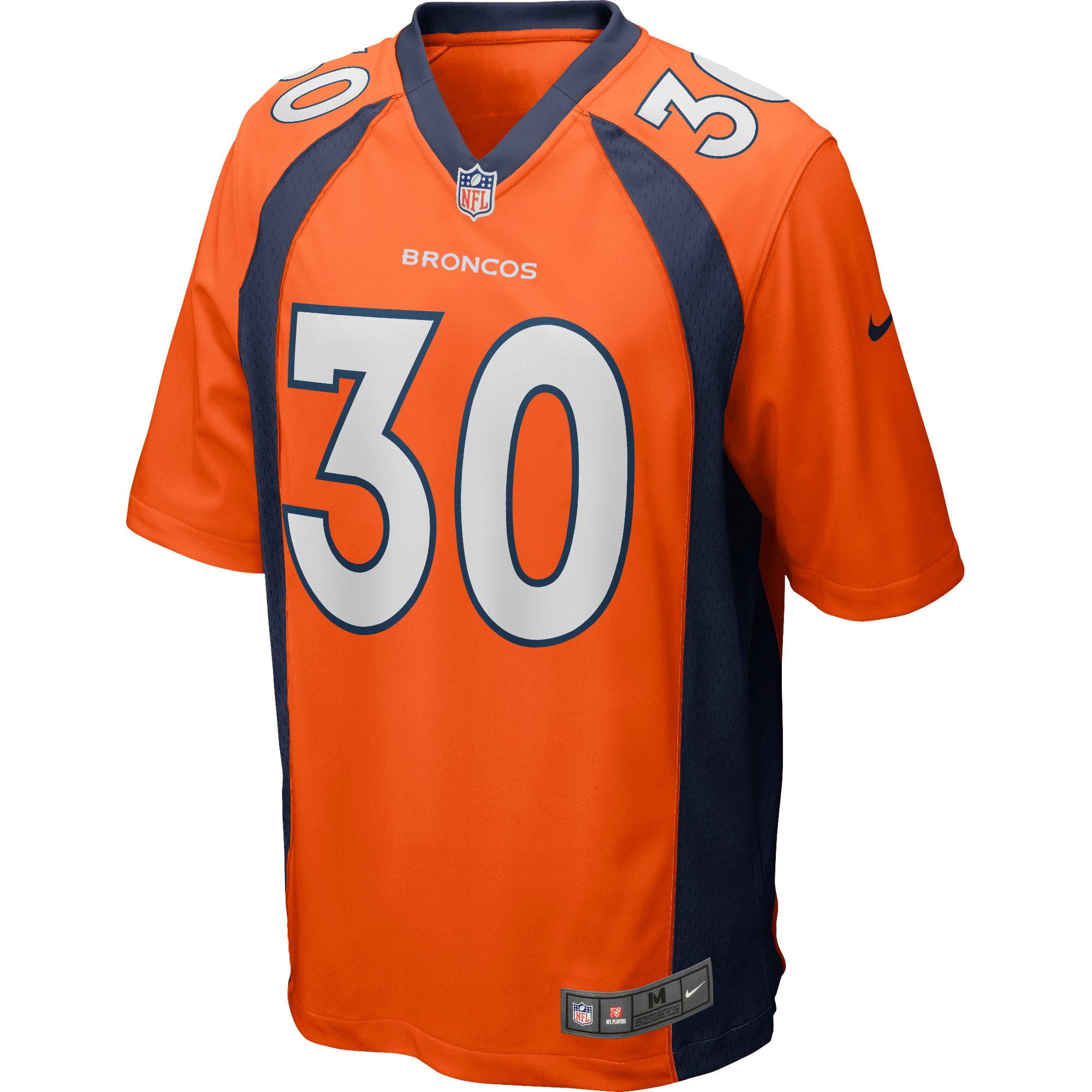 Terrell Davis Denver Broncos Nike Game Retired Player Jersey – Orange Clowdercats