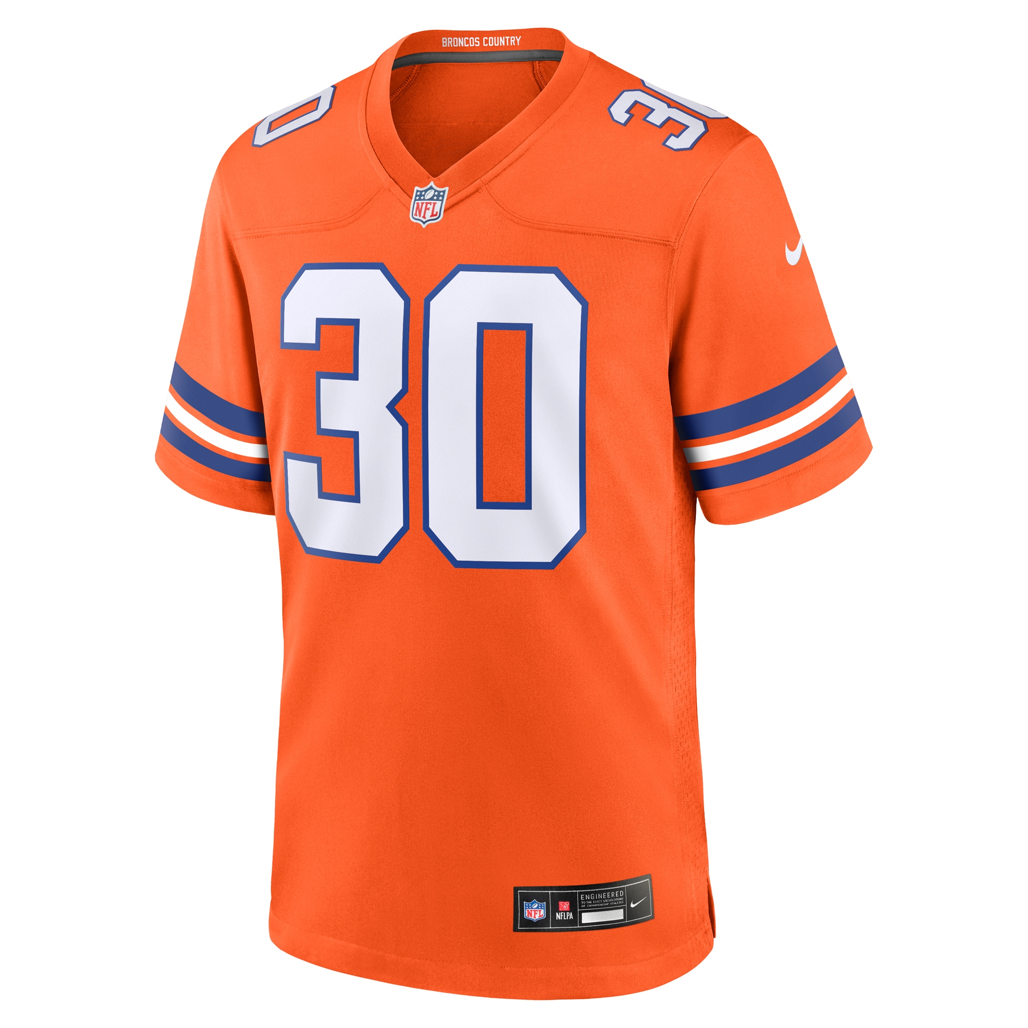 Terrell Davis Denver Broncos Nike Retired Player Alternate Game Jersey – Orange Clowdercats