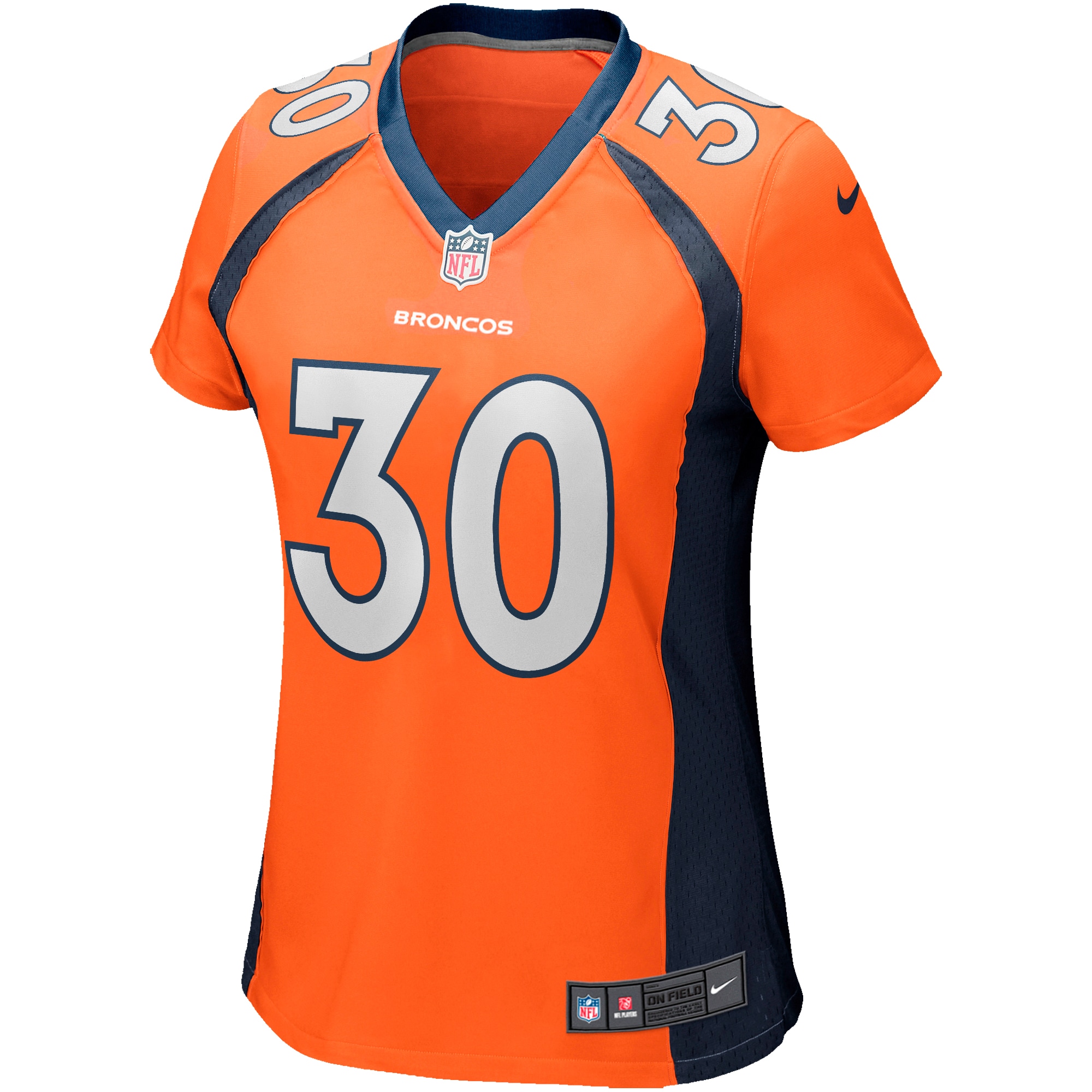 Terrell Davis Denver Broncos Nike Women’s Game Retired Player Jersey – Orange Clowdercats