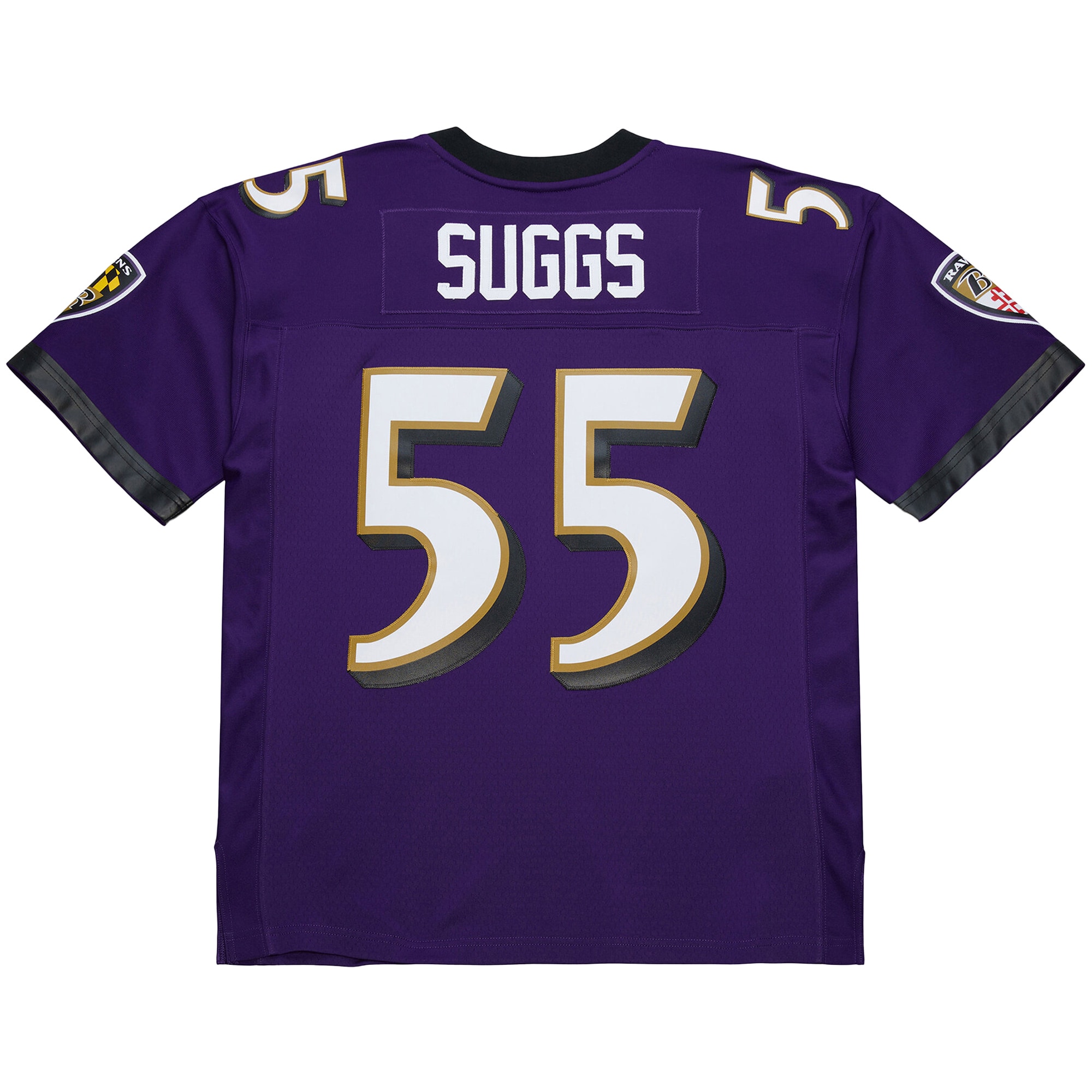 Terrell Suggs Baltimore Ravens Mitchell & Ness 2003 Legacy Replica Jersey – Purple Clowdercats