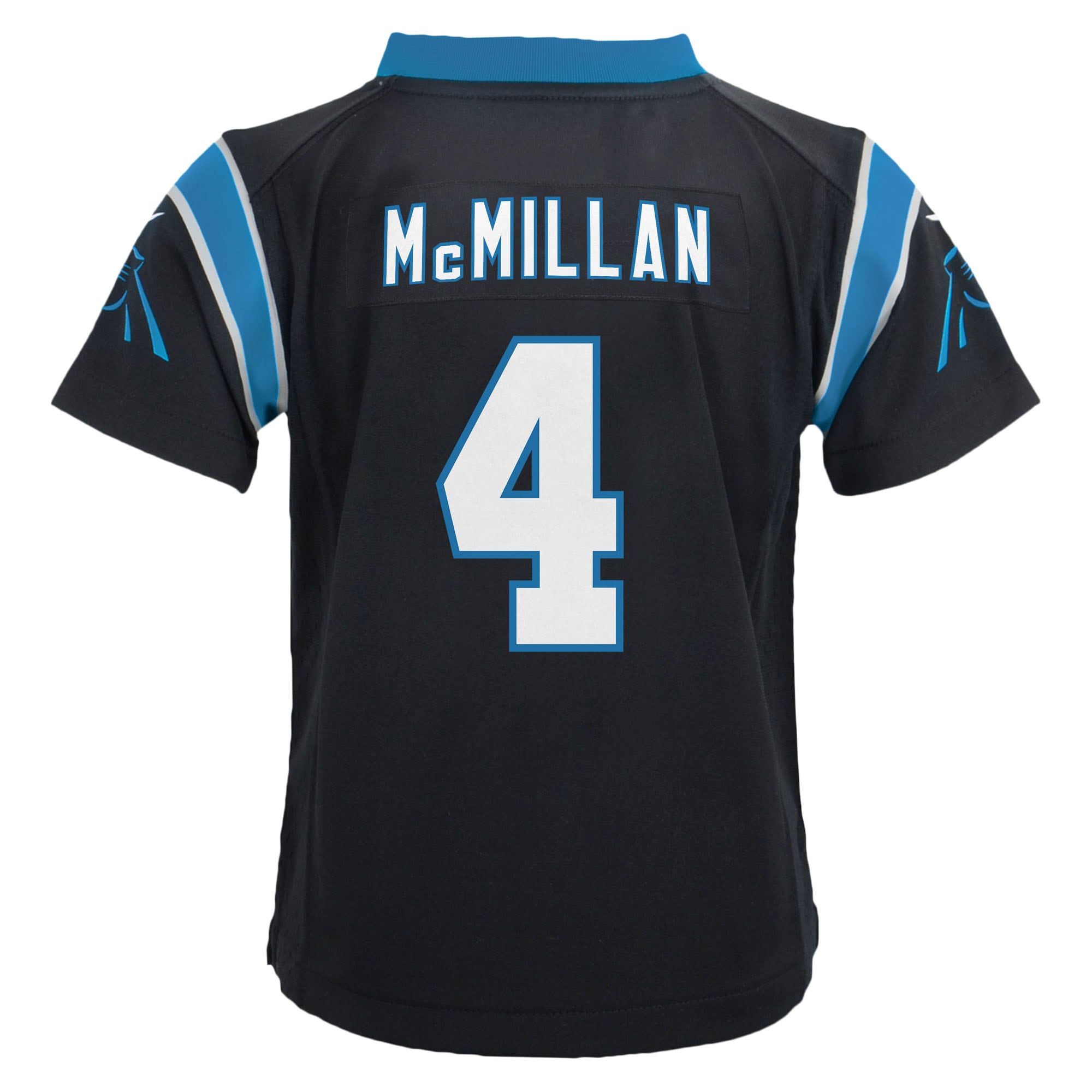 Tetairoa McMillan Carolina Panthers Nike Preschool Team Game Jersey – Black Clowdercats