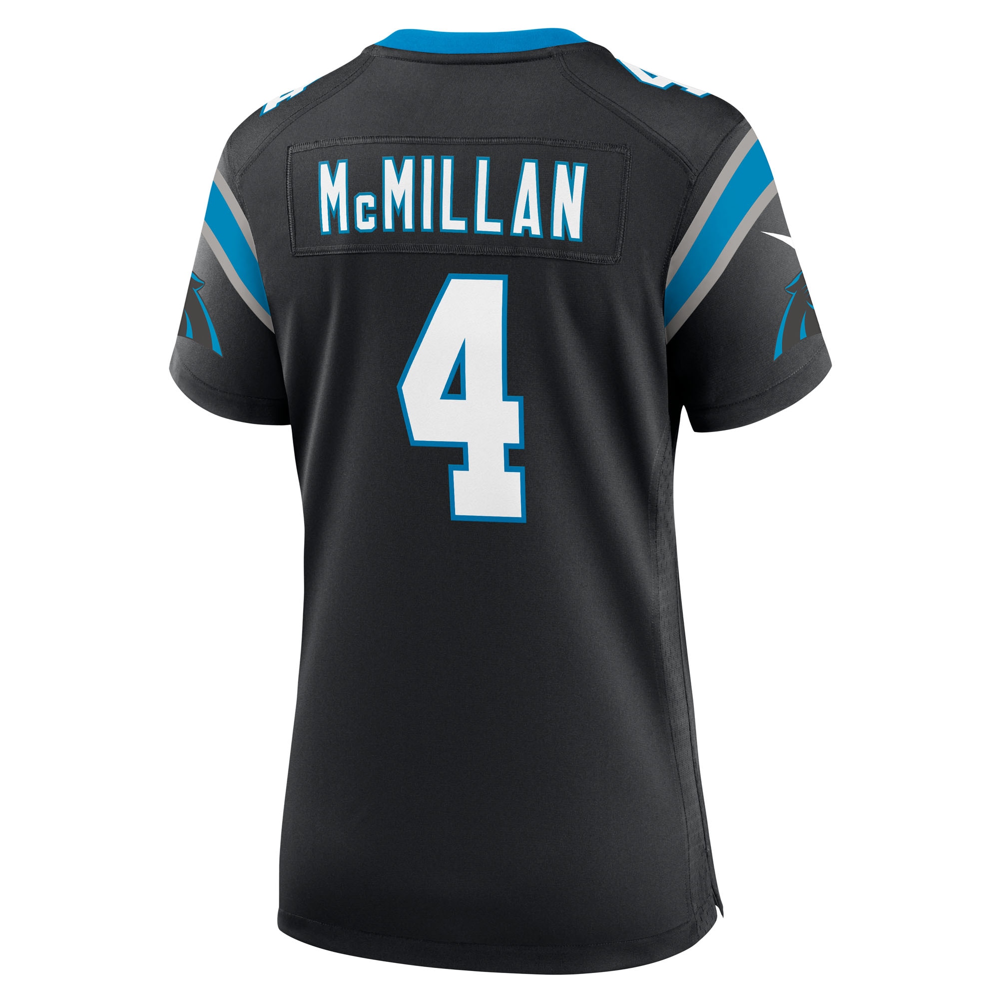 Tetairoa McMillan Carolina Panthers Nike Women’s Team Game Jersey – Black Clowdercats