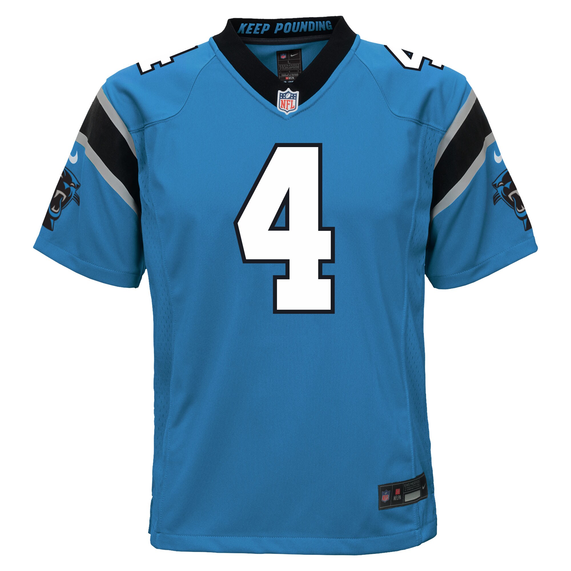 Tetairoa McMillan Carolina Panthers Nike Youth Alternate Game Jersey – Blue Clowdercats