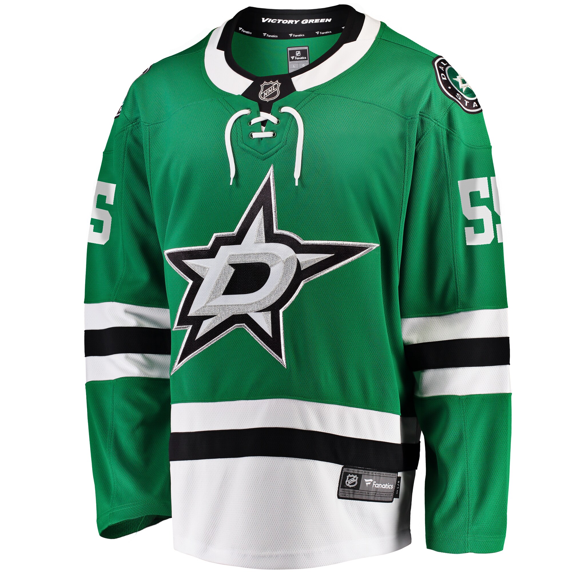 Thomas Harley Dallas Stars Fanatics Home Premier Breakaway Player Jersey – Kelly Green Clowdercats