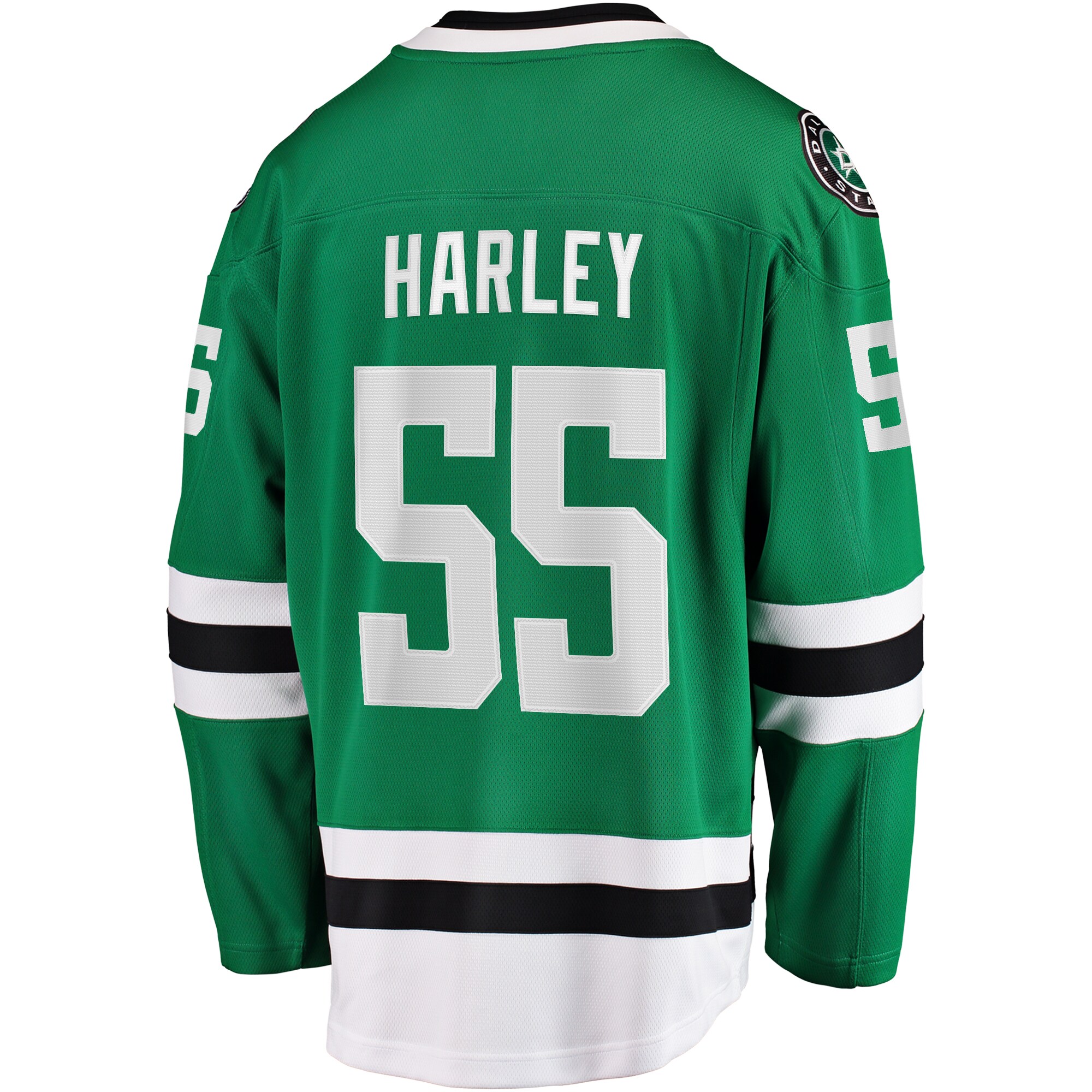 Thomas Harley Dallas Stars Fanatics Home Premier Breakaway Player Jersey – Kelly Green Clowdercats