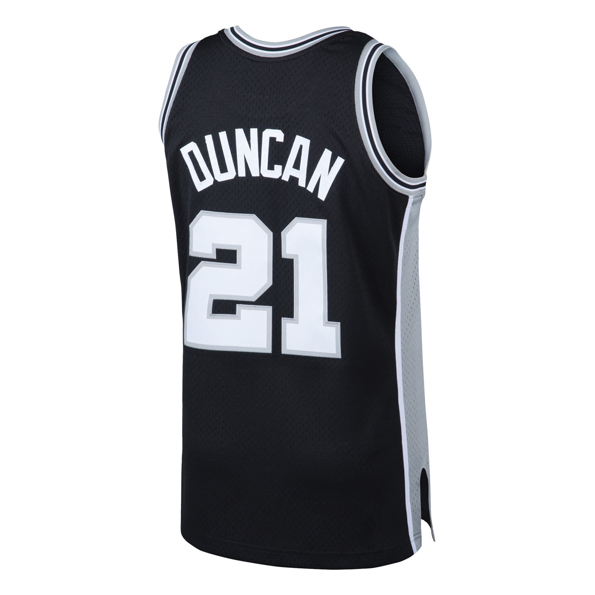 Tim Duncan San Antonio Spurs Mitchell & Ness 1998/99 Hardwood Classics Swingman Jersey – Black Clowdercats