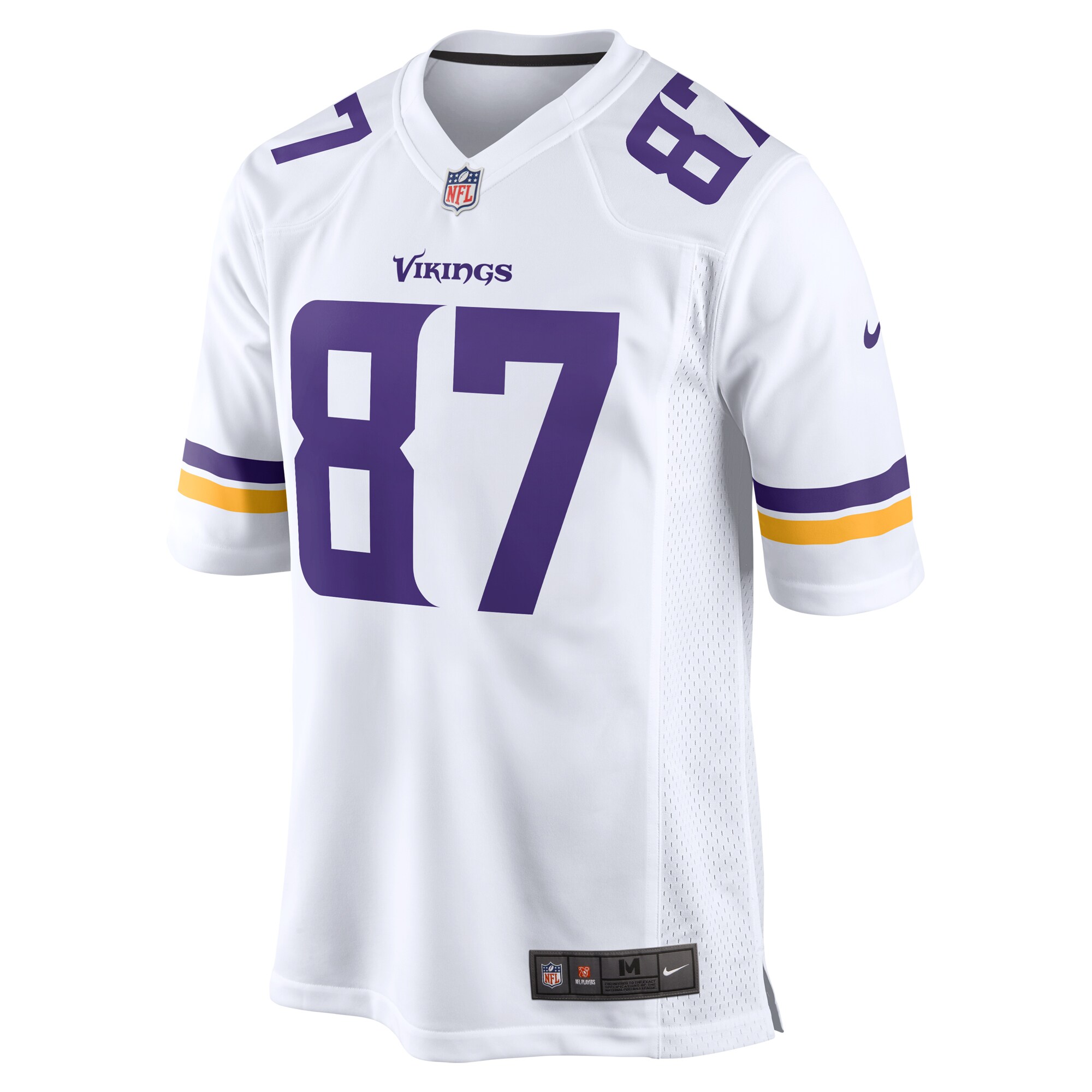 T.J. Hockenson Minnesota Vikings Nike Game Player Jersey – White Clowdercats