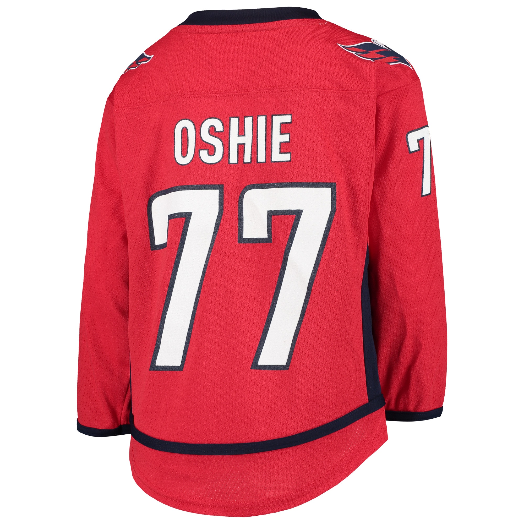 TJ Oshie Washington Capitals Youth Home Player Replica Jersey – Red Clowdercats