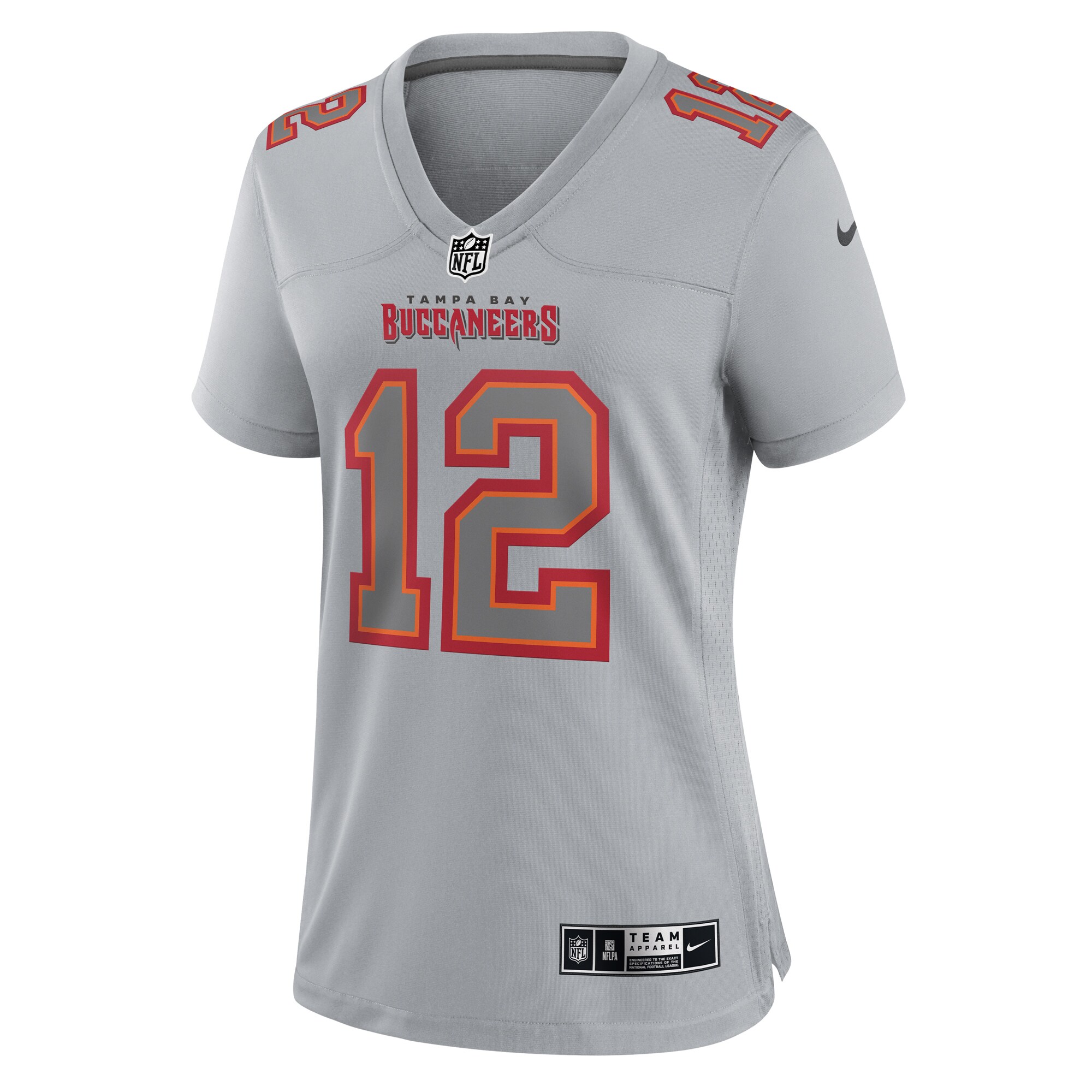 Tom Brady Tampa Bay Buccaneers Nike Women’s Atmosphere Fashion Game Jersey – Gray Clowdercats