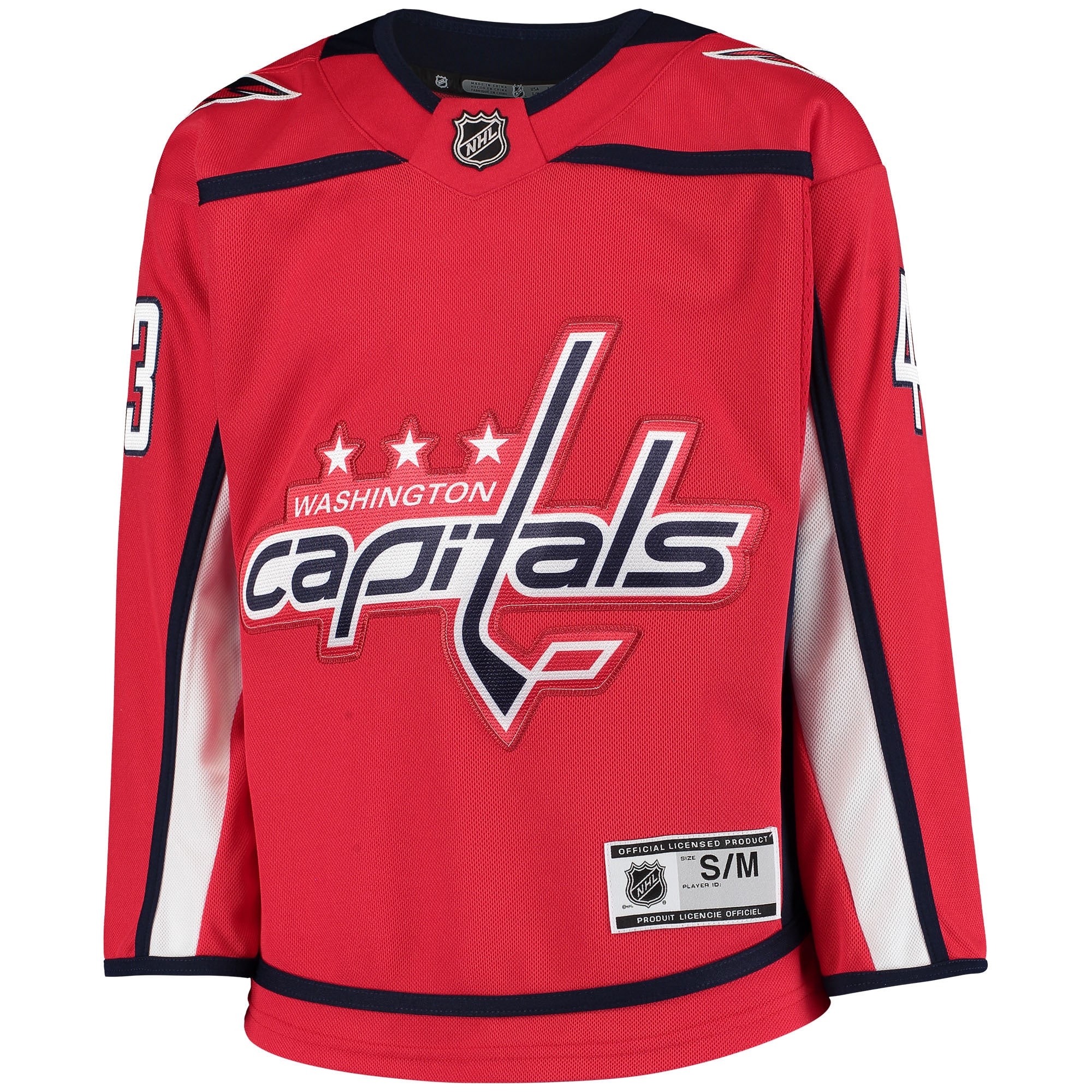 Tom Wilson Washington Capitals Youth Home Premier Player Jersey – Red Clowdercats