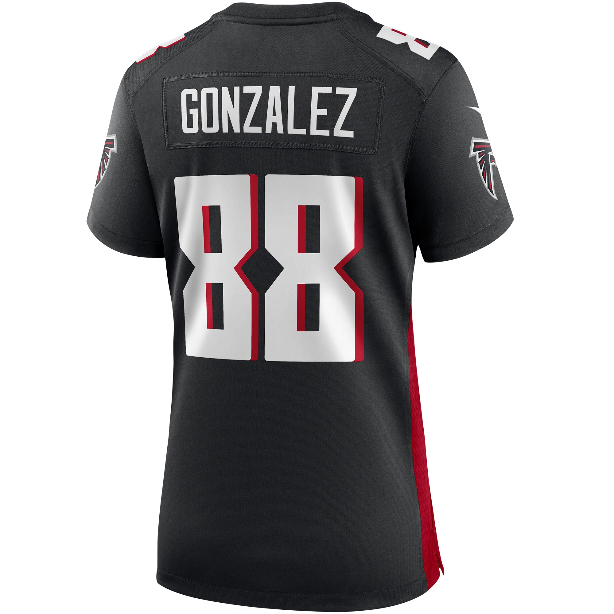 Tony Gonzalez Atlanta Falcons Nike Women’s Game Retired Player Jersey – Black Clowdercats