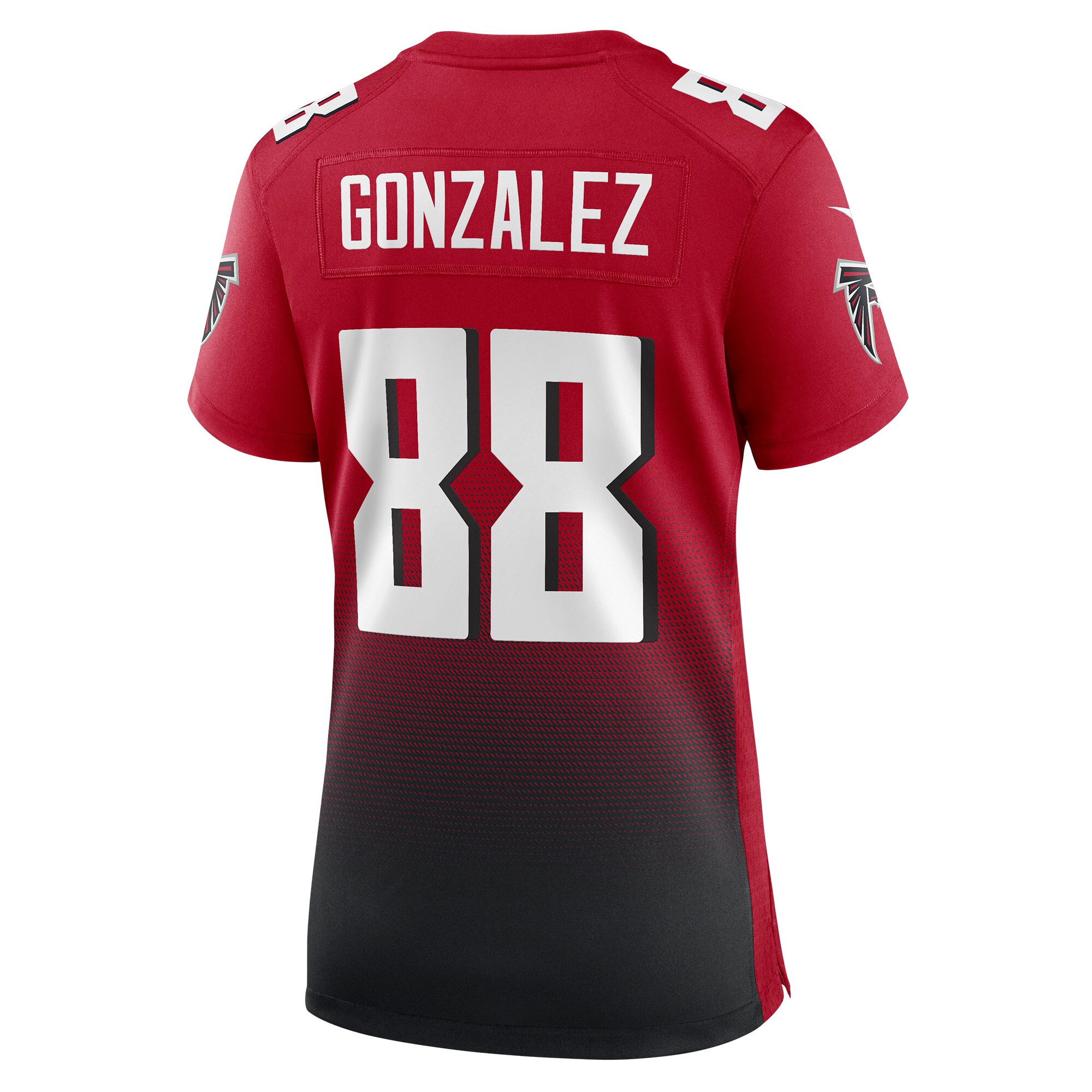 Tony Gonzalez Atlanta Falcons Nike Women’s Retired Game Jersey – Red Clowdercats