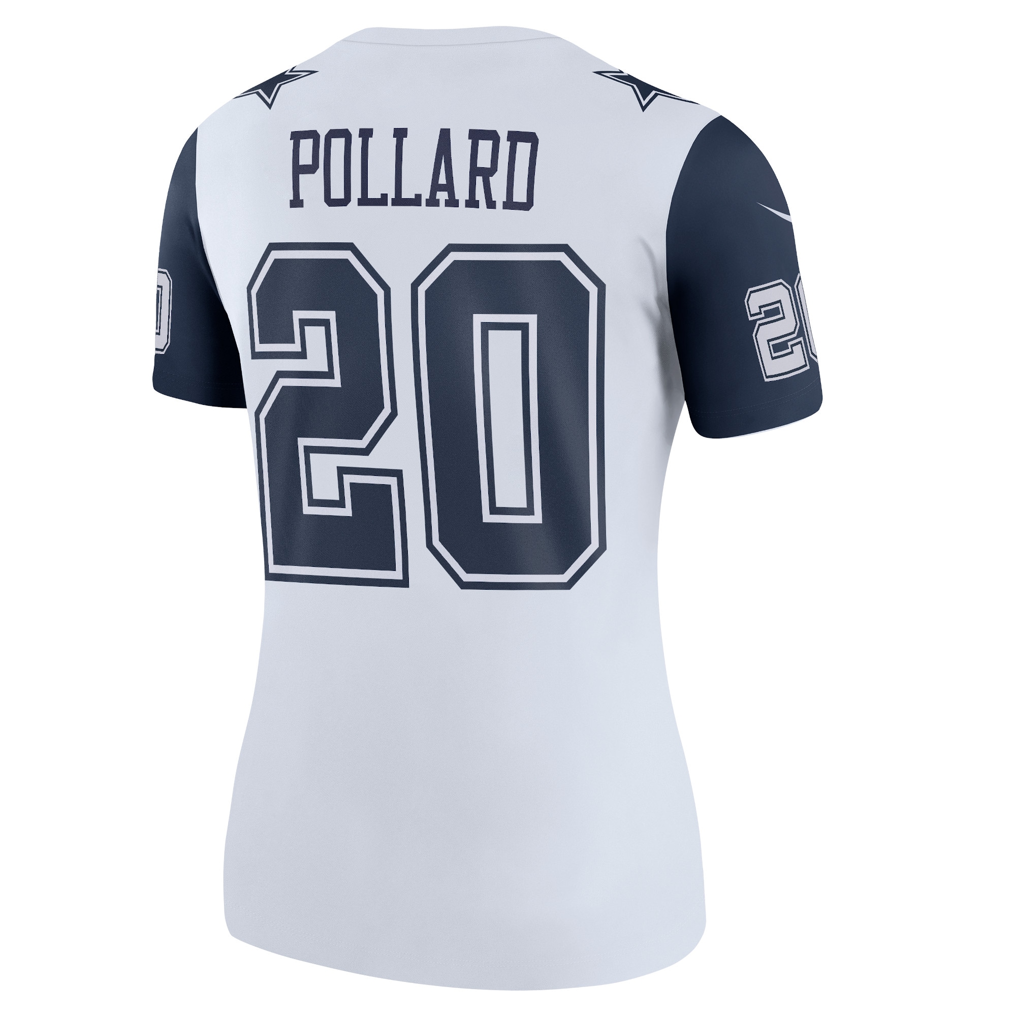 Tony Pollard Dallas Cowboys Nike Women’s Legend Player Performance Top – White Clowdercats