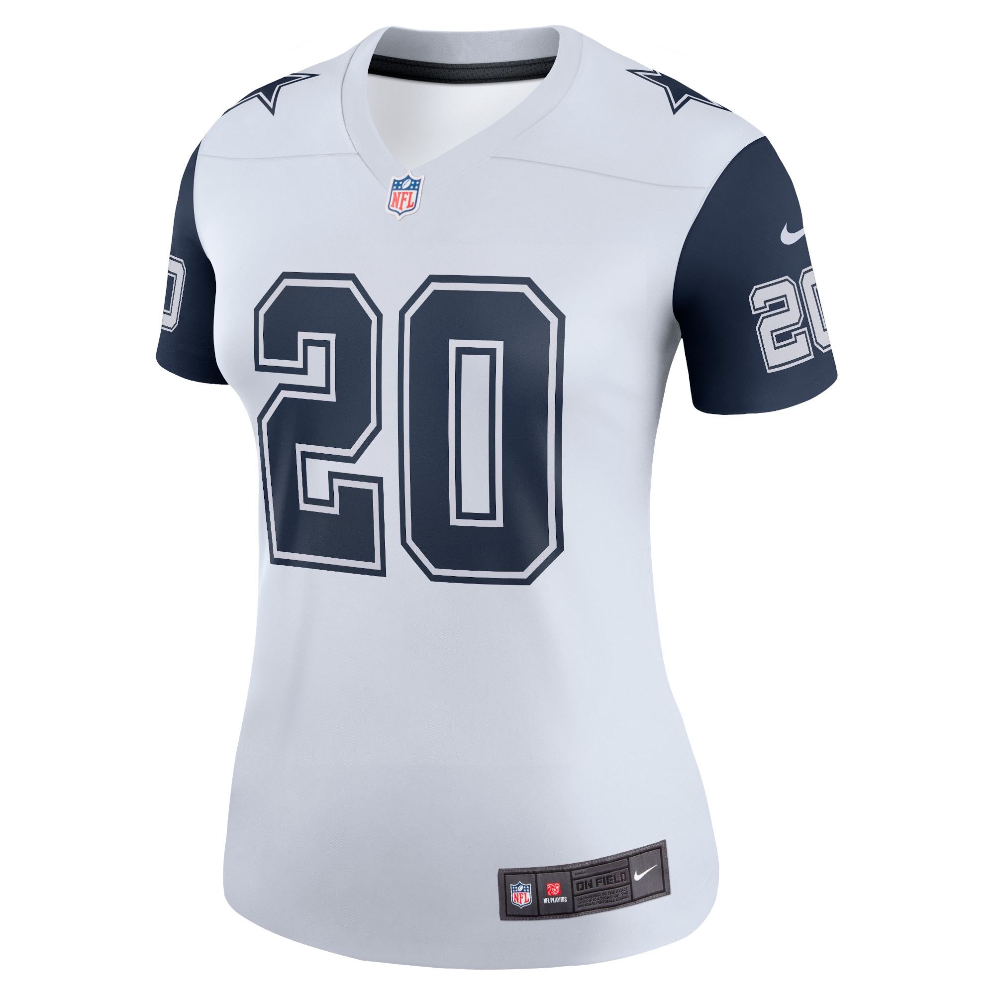 Tony Pollard Dallas Cowboys Nike Women’s Legend Player Performance Top – White Clowdercats