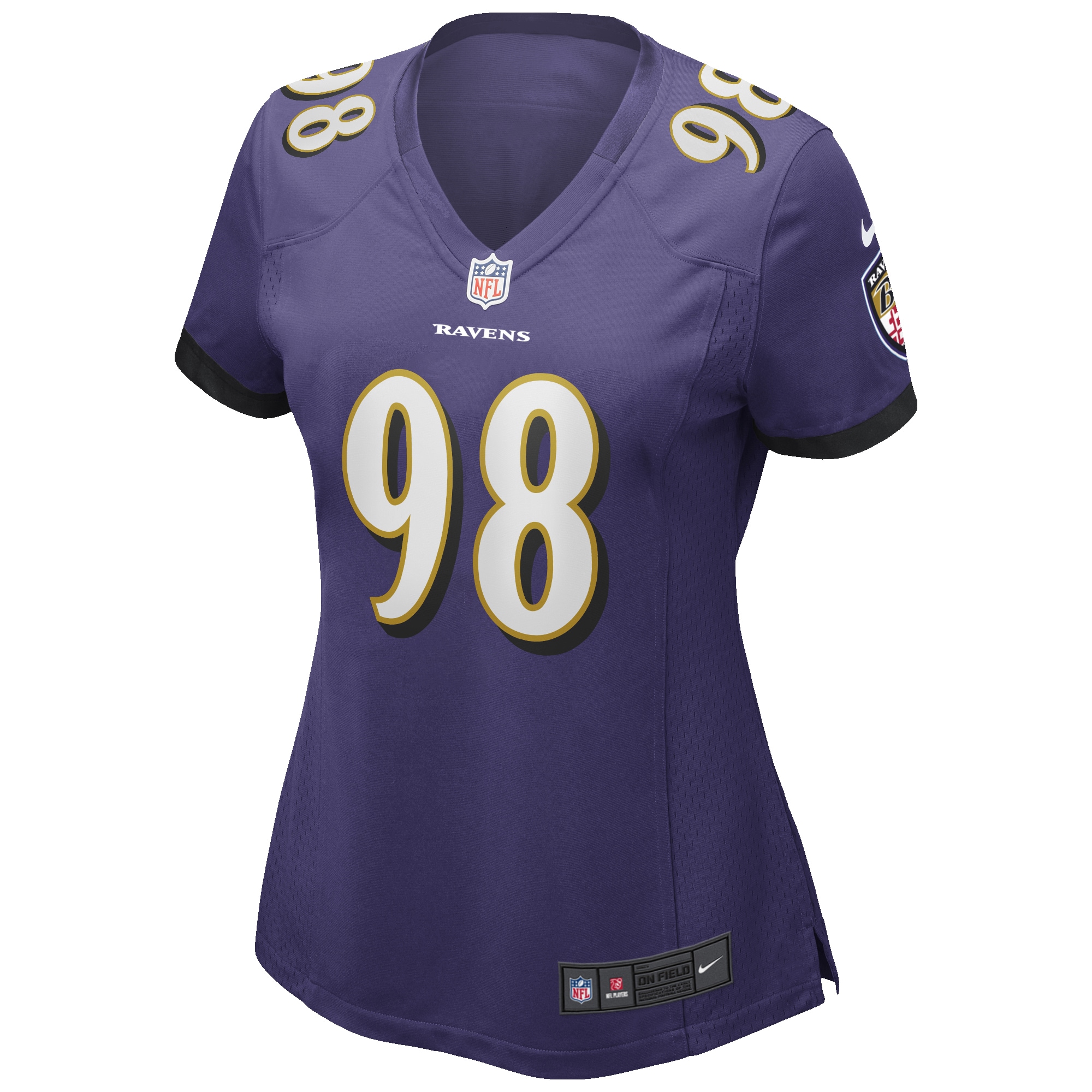 Tony Siragusa Baltimore Ravens Nike Women’s Game Retired Player Jersey – Purple Clowdercats