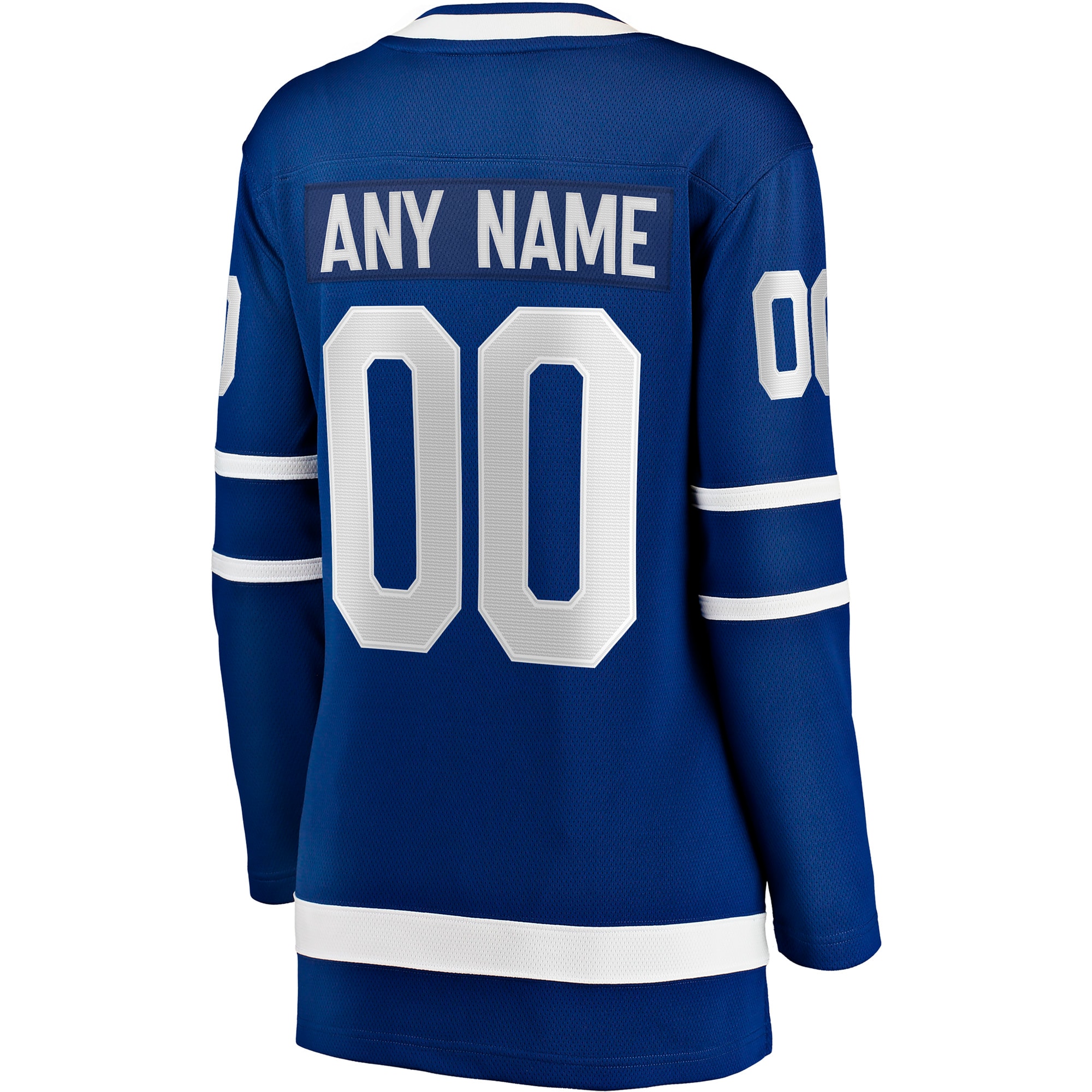 Toronto Maple Leafs Fanatics Women’s Home Breakaway Custom Jersey – Blue Clowdercats
