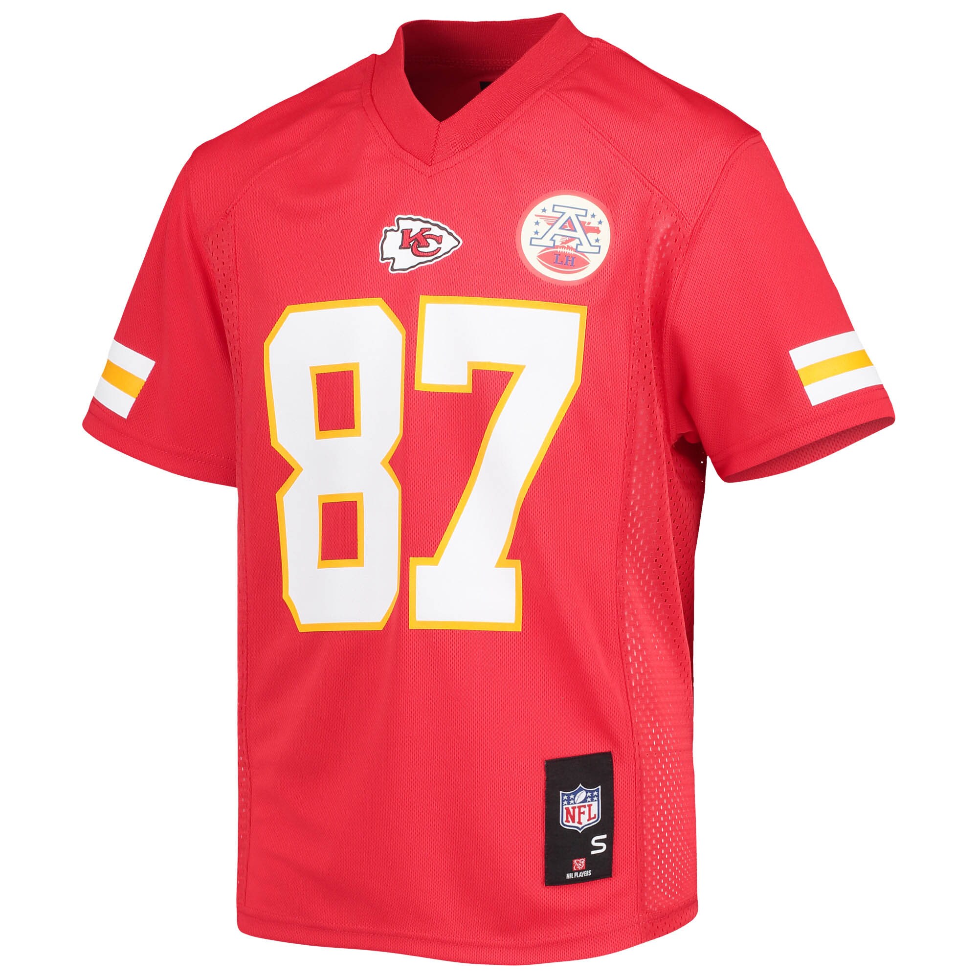 Travis Kelce Kansas City Chiefs Youth Replica Player Jersey – Red Clowdercats