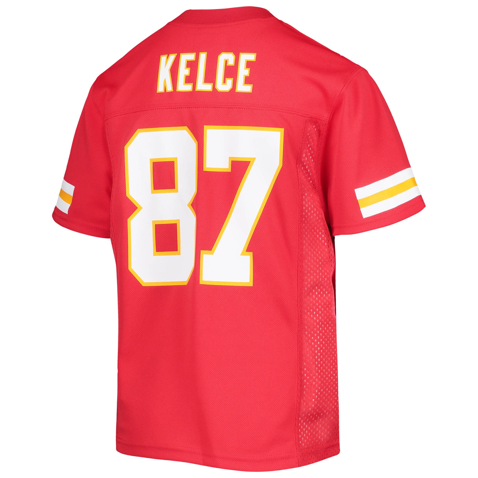 Travis Kelce Kansas City Chiefs Youth Replica Player Jersey – Red Clowdercats