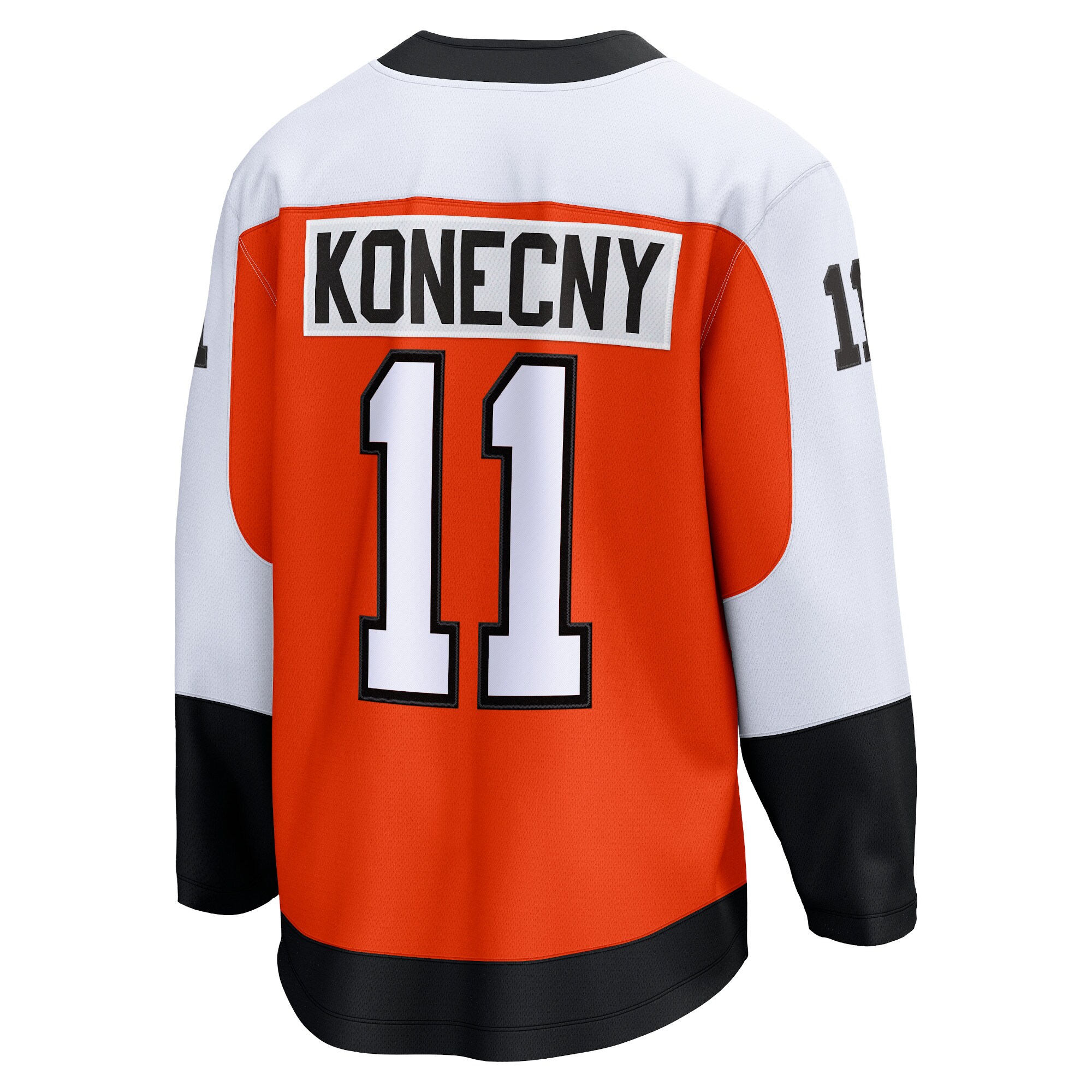 Travis Konecny Philadelphia Flyers Fanatics Home Premier Breakaway Player Jersey – Orange Clowdercats