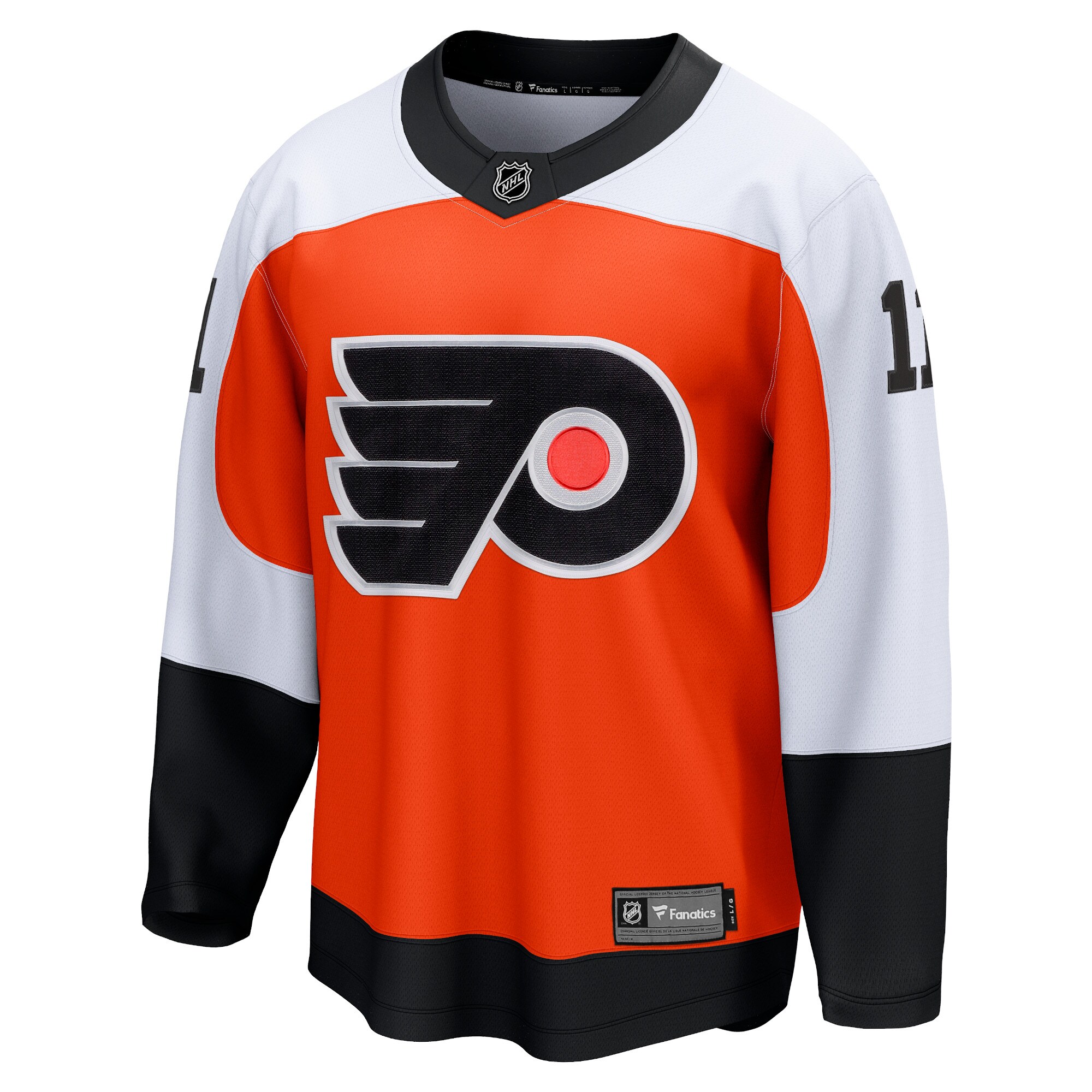 Travis Konecny Philadelphia Flyers Fanatics Home Premier Breakaway Player Jersey – Orange Clowdercats
