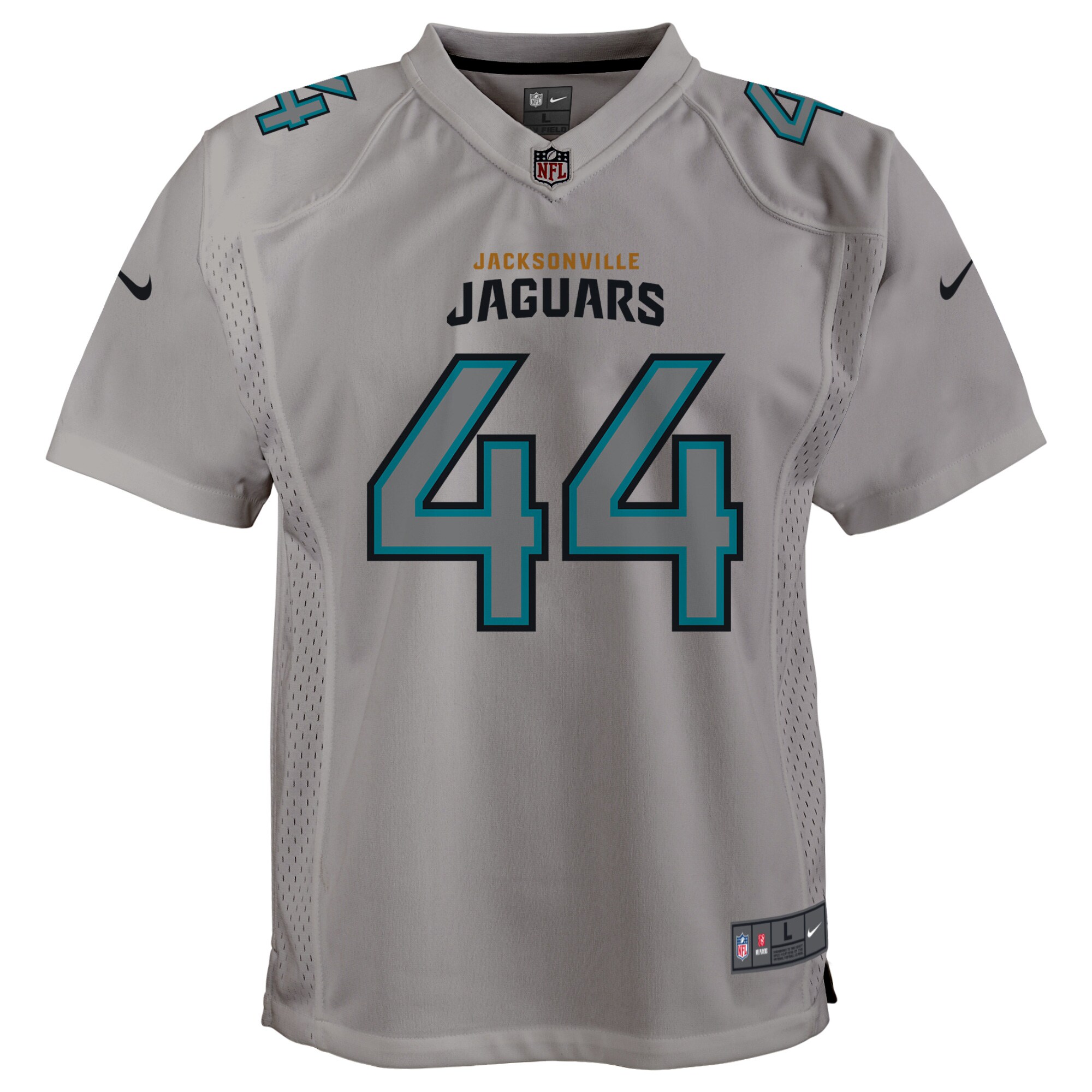 Travon Walker Jacksonville Jaguars Nike Youth Atmosphere Game Jersey – Gray Clowdercats