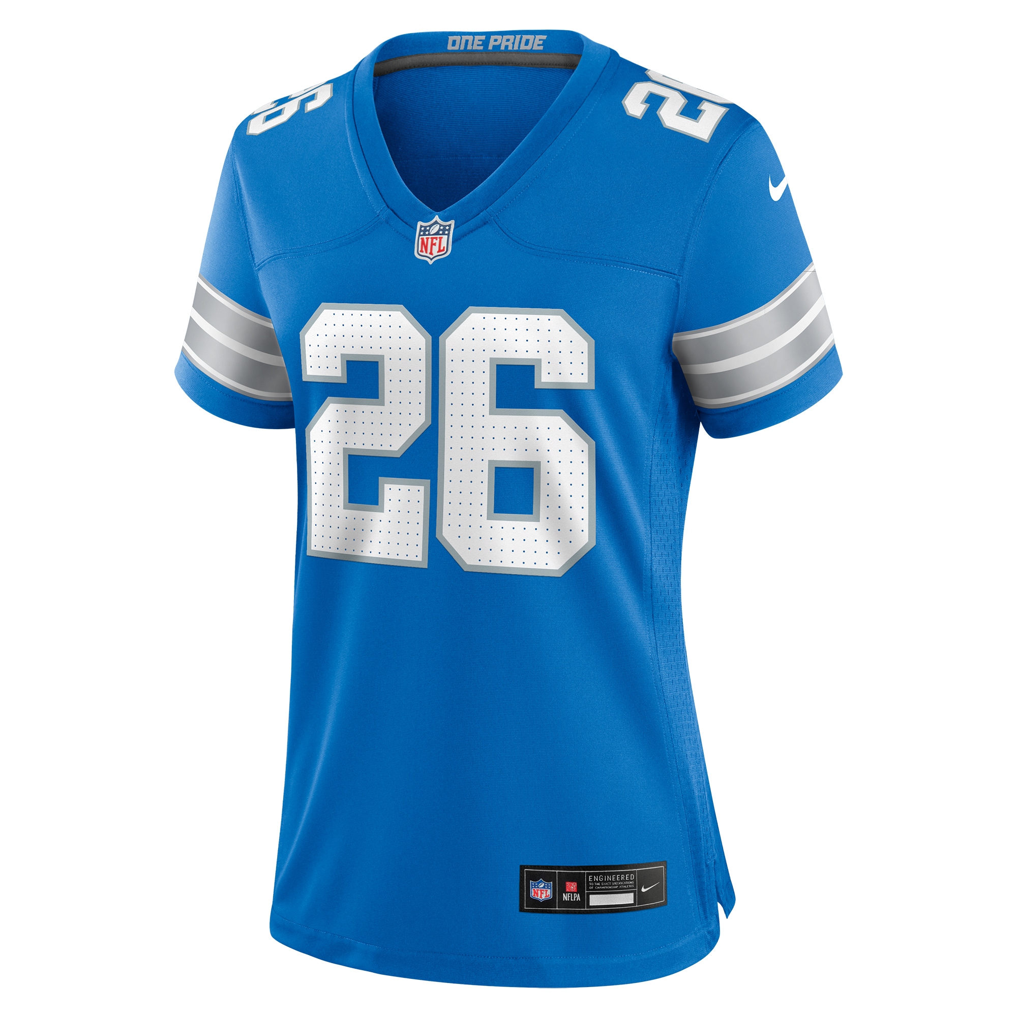 Tre Flowers Detroit Lions Nike Women’s Team Game Jersey – Blue Clowdercats