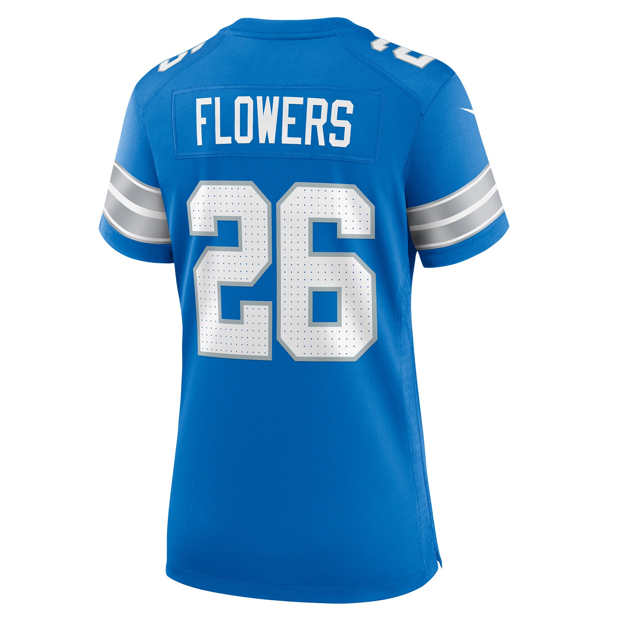 Tre Flowers Detroit Lions Nike Women’s Team Game Jersey – Blue Clowdercats
