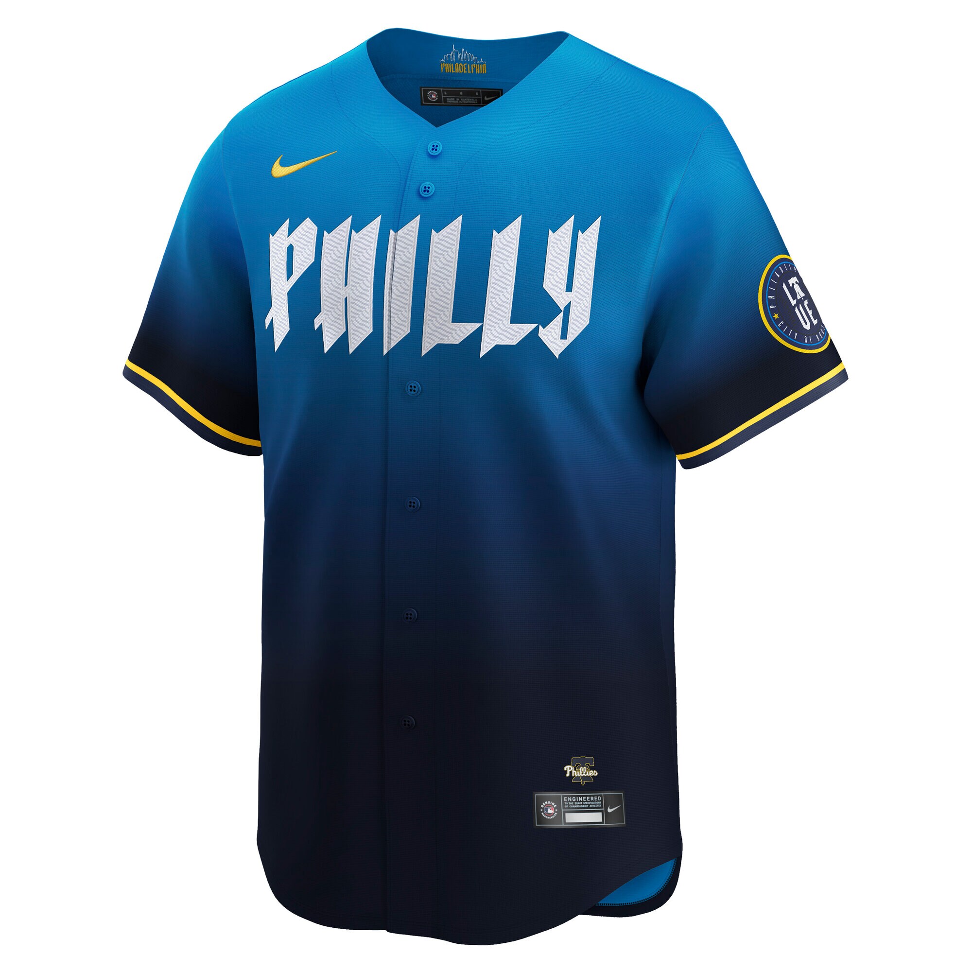 Trea Turner Philadelphia Phillies Nike 2024 City Connect Limited Player Jersey – Blue