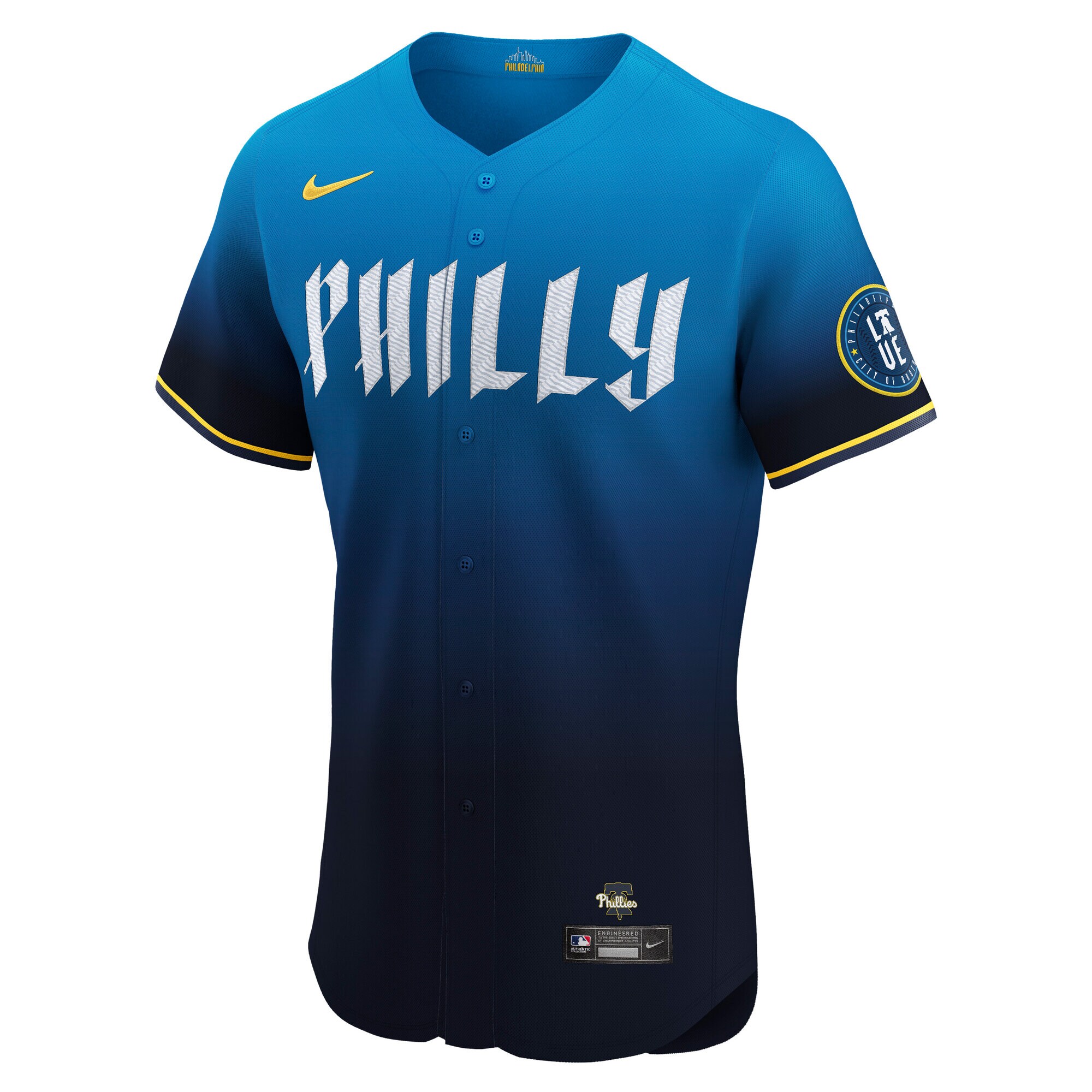 Trea Turner Philadelphia Phillies Nike City Connect Elite Jersey – Navy