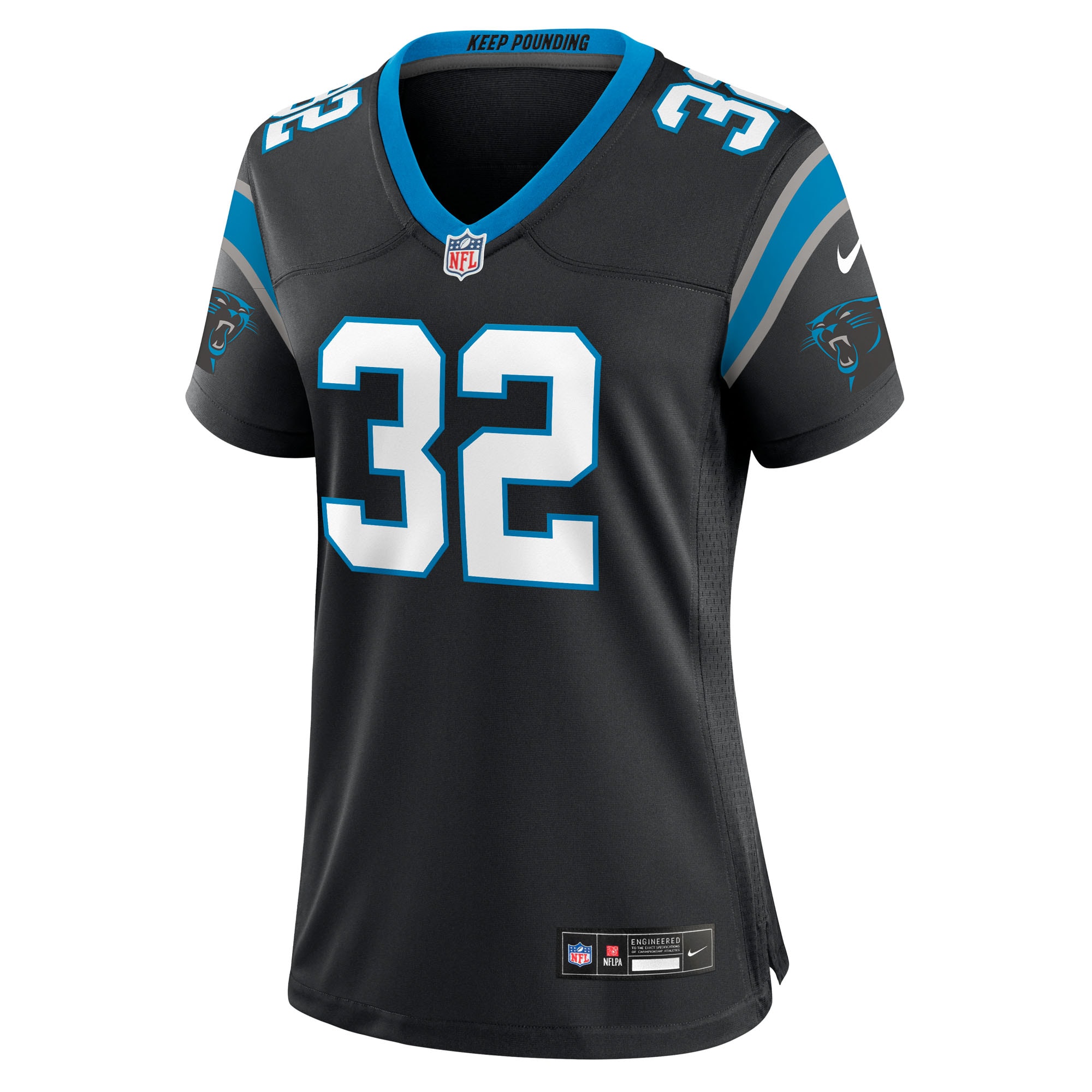Trevin Wallace Carolina Panthers Nike Women’s Team Game Jersey – Black Clowdercats