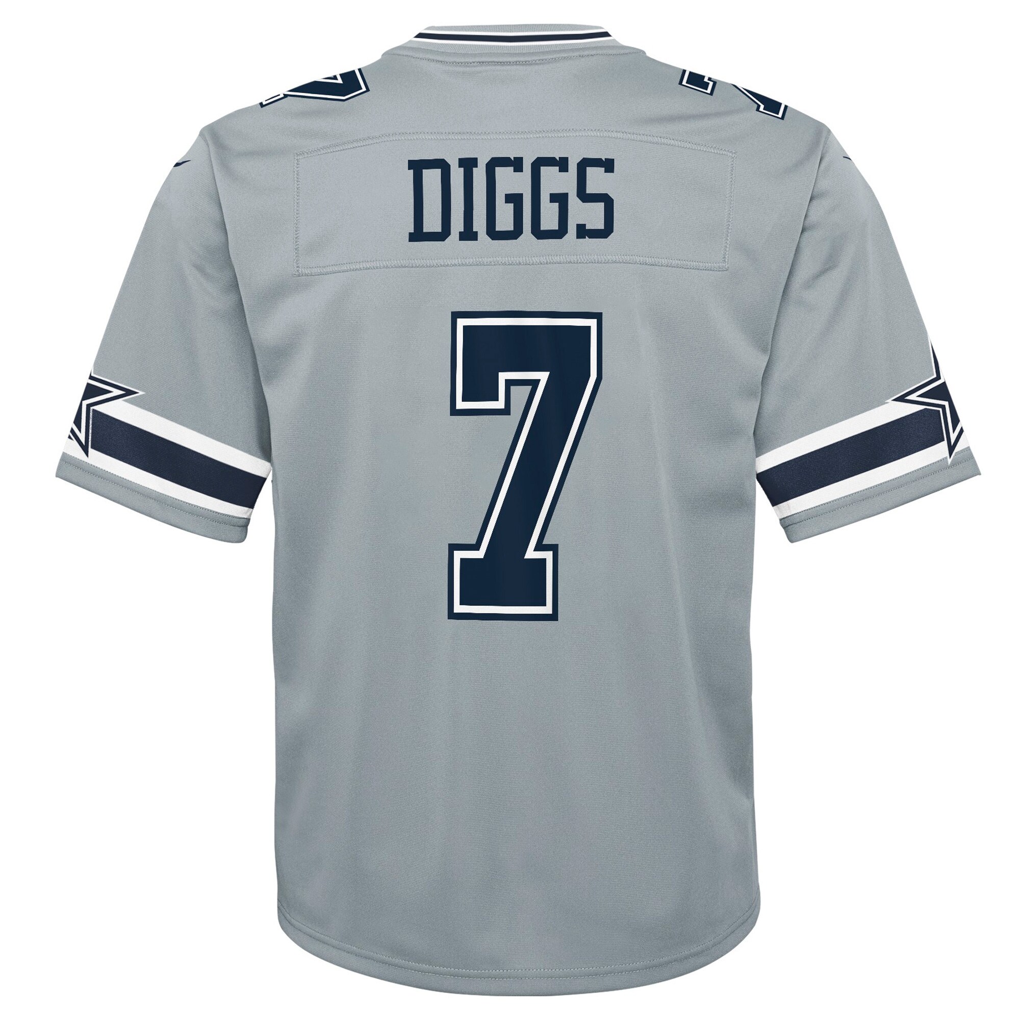 Trevon Diggs Dallas Cowboys Nike Youth Inverted Game Jersey – Silver Clowdercats