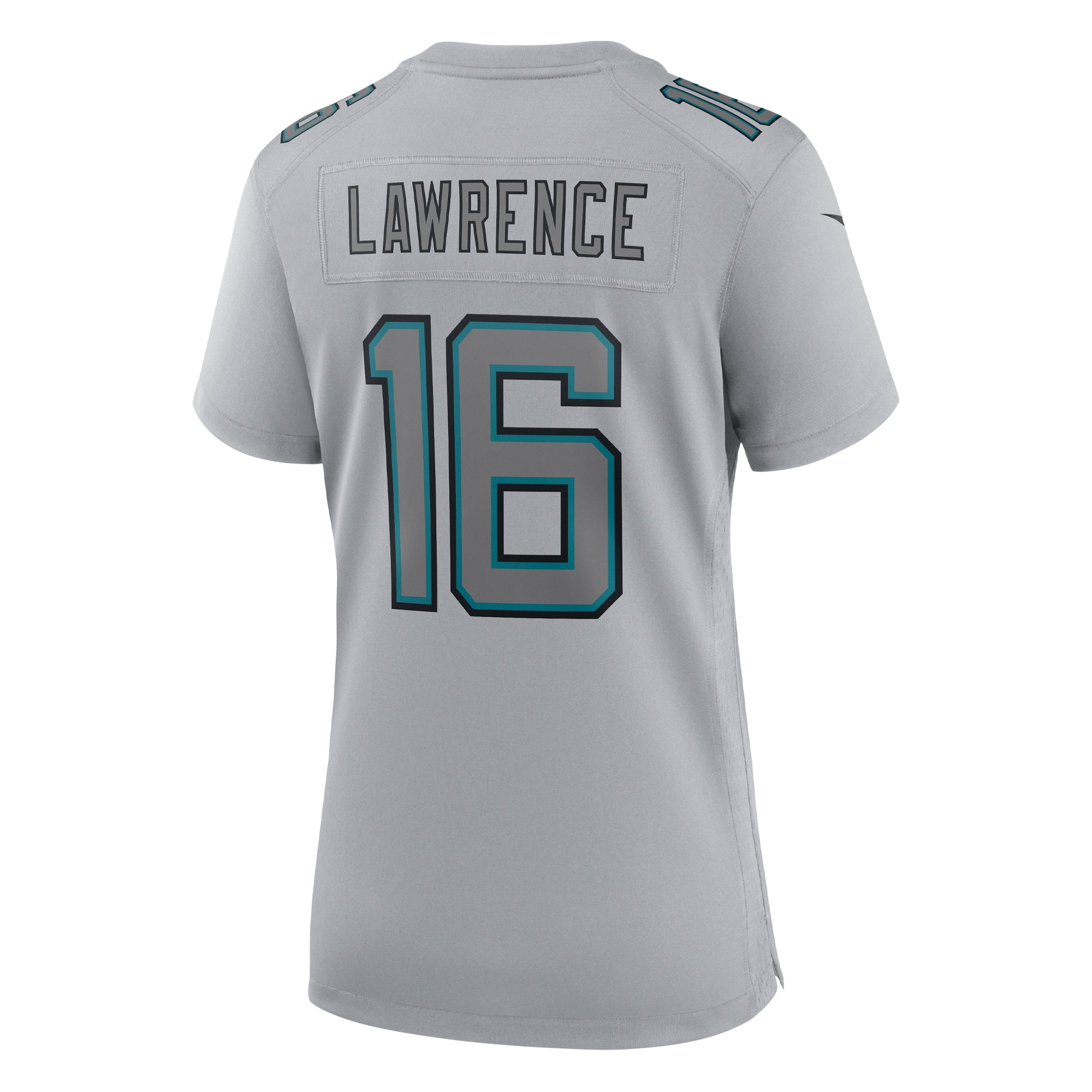 Trevor Lawrence Jacksonville Jaguars Nike Women’s Atmosphere Fashion Game Jersey – Gray Clowdercats