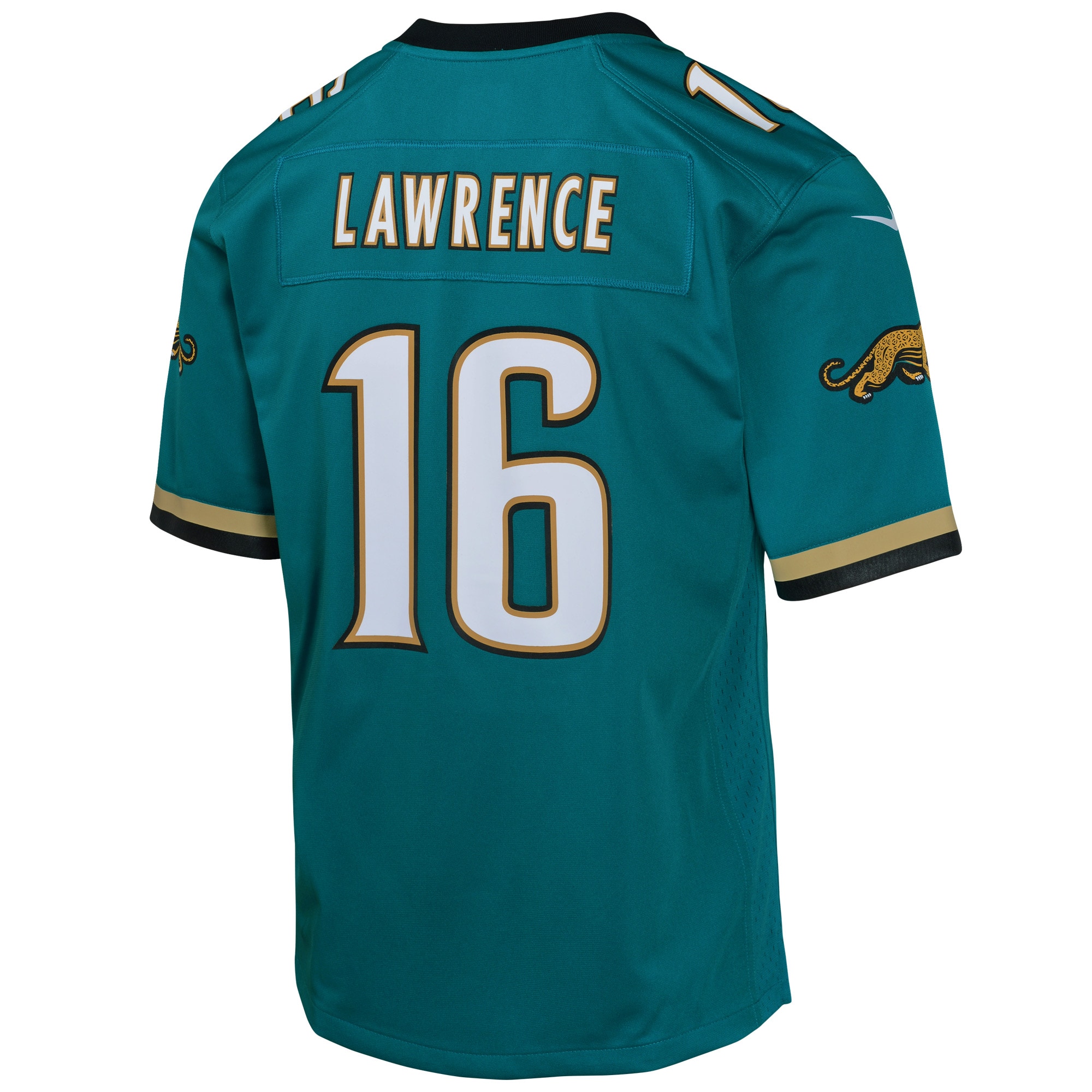 Trevor Lawrence Jacksonville Jaguars Nike Youth Game Jersey – Teal Clowdercats