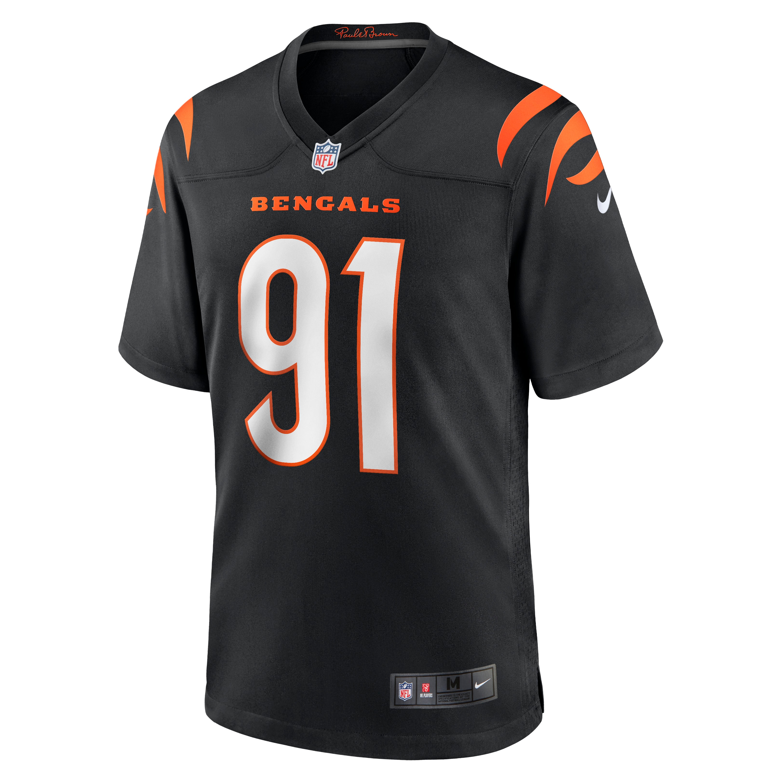 Trey Hendrickson Cincinnati Bengals Nike Game Jersey – Black Clowdercats