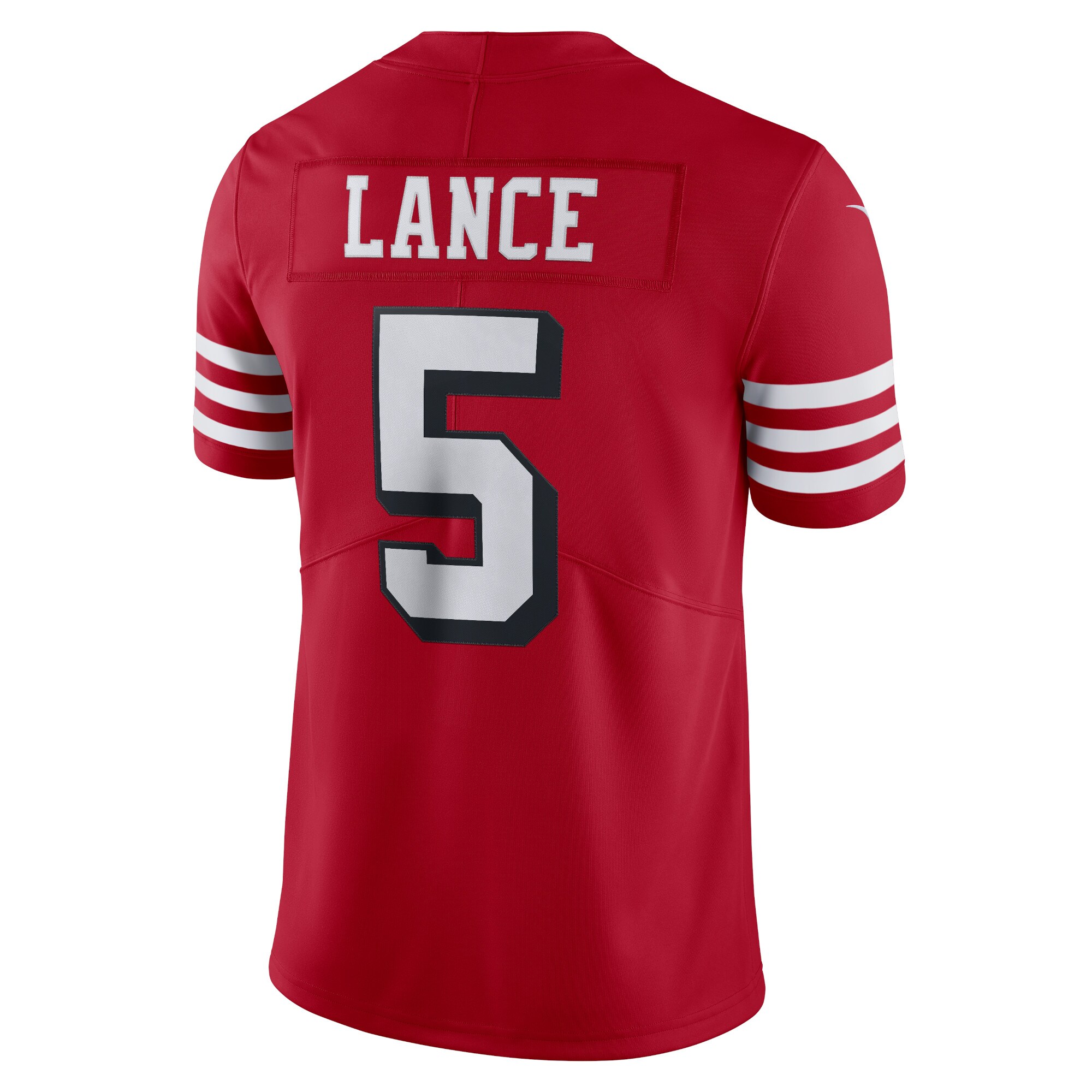 Trey Lance San Francisco 49ers Nike Alternate Vapor Limited Jersey – Scarlet Clowdercats
